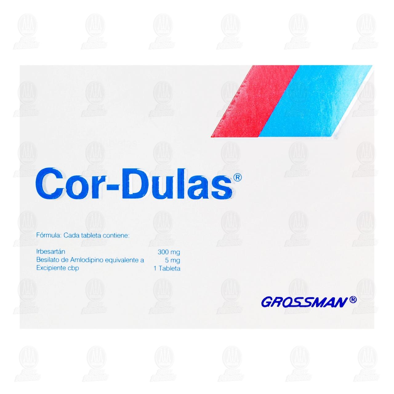 Cor-Dulas 300mg/5mg, 14 Tabletas. image number 2