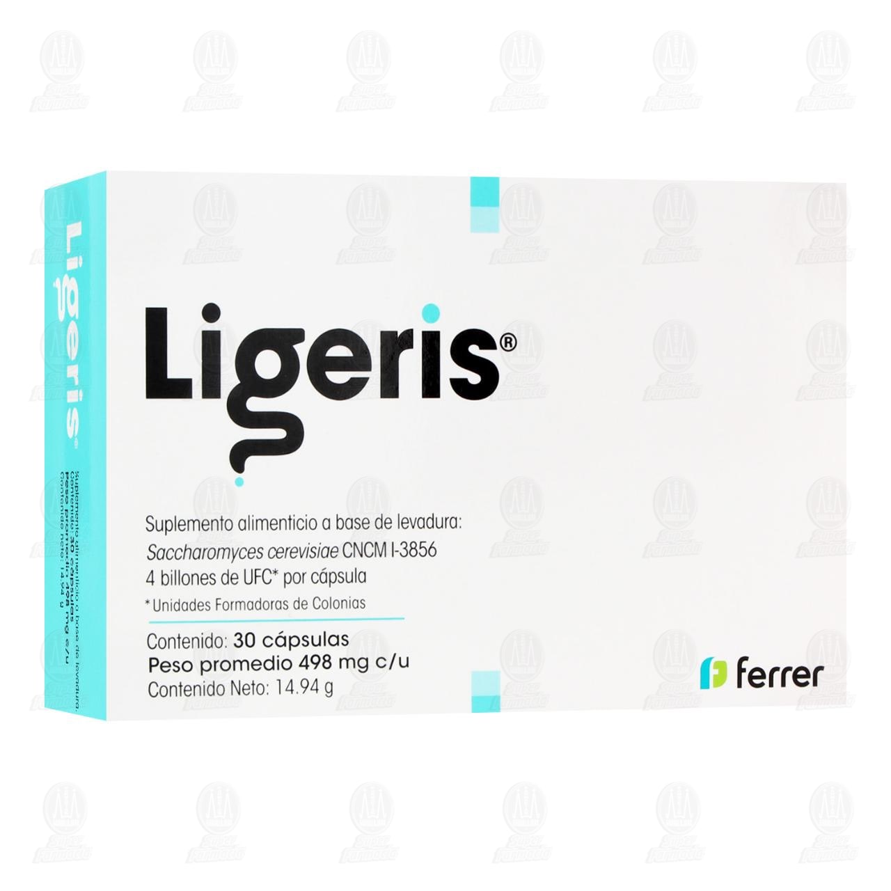 Ligeris Suplemento Alimenticio a Base de Levadura, 30 C&aacute;psulas. image number 0