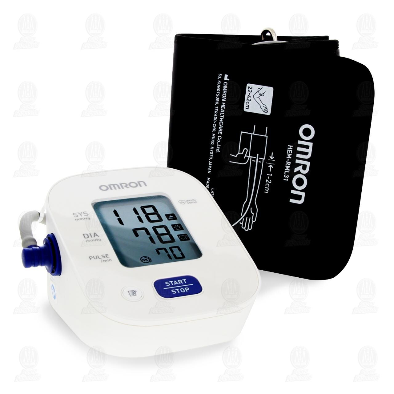 Monitor de Presión Arterial Omron Automático de Brazo M2+ HEM-7146-6, 1 pz. image number 2