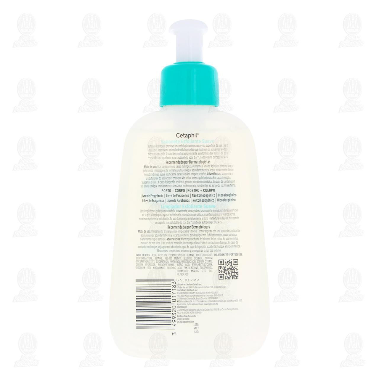 Limpiador Exfoliante Suave Cetaphil Uso Diario, 236 ml. image number 2