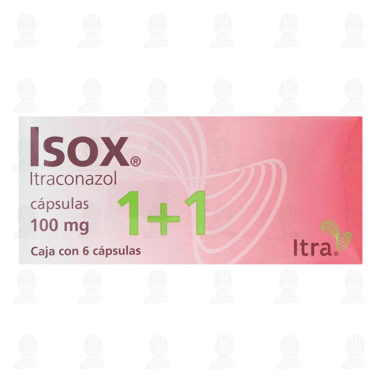 Isox 100 mg, 6 C&aacute;psulas 1+1. image number 1