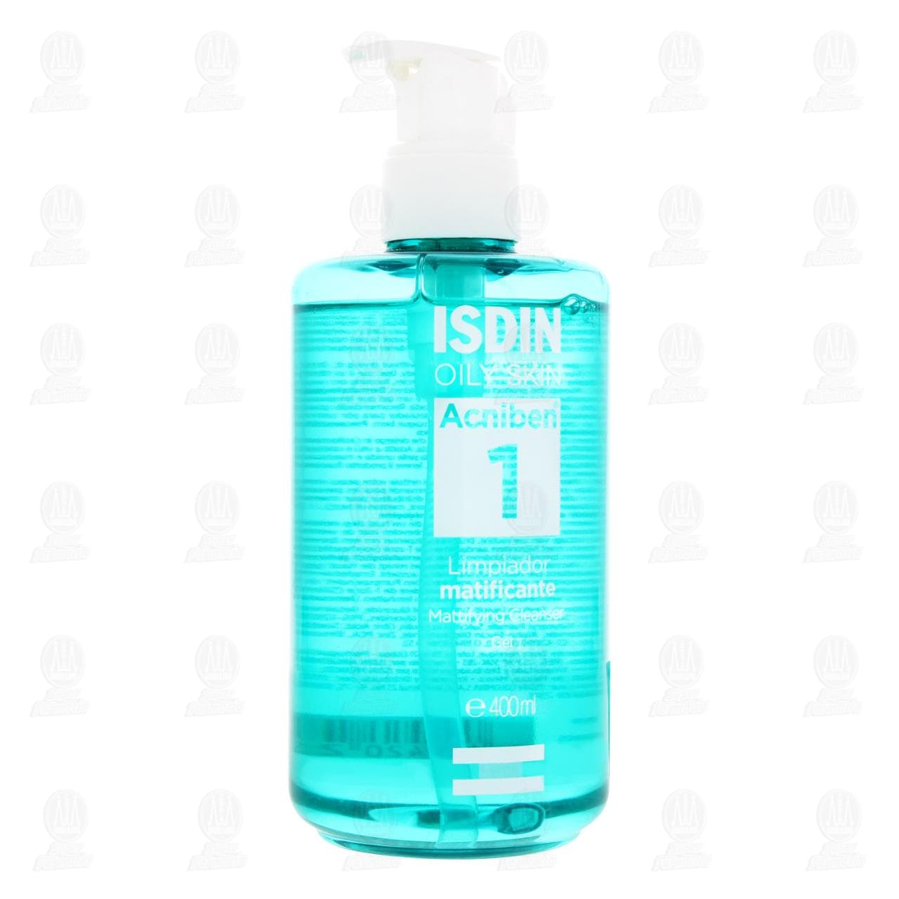 Imagen para Isdin Acniben Limpiador Matificante en Gel, 400 ml.