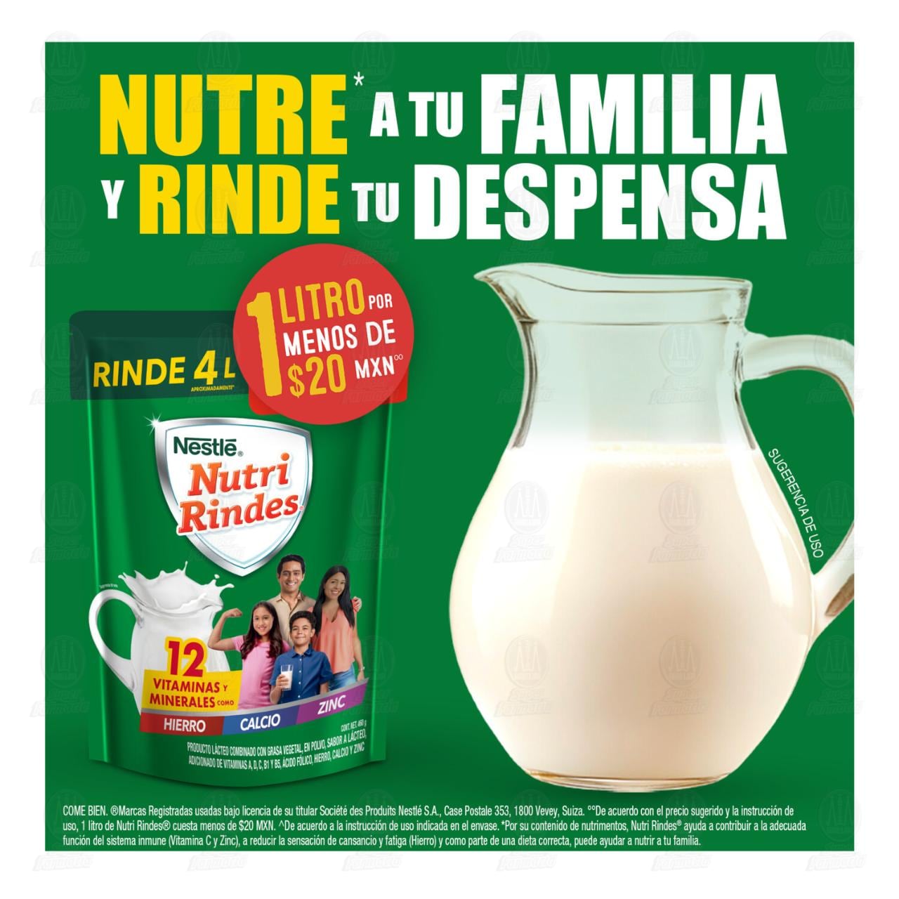 Producto L&aacute;cteo en Polvo Nestl&eacute; Nutri Rindes, 460 gr. image number 4