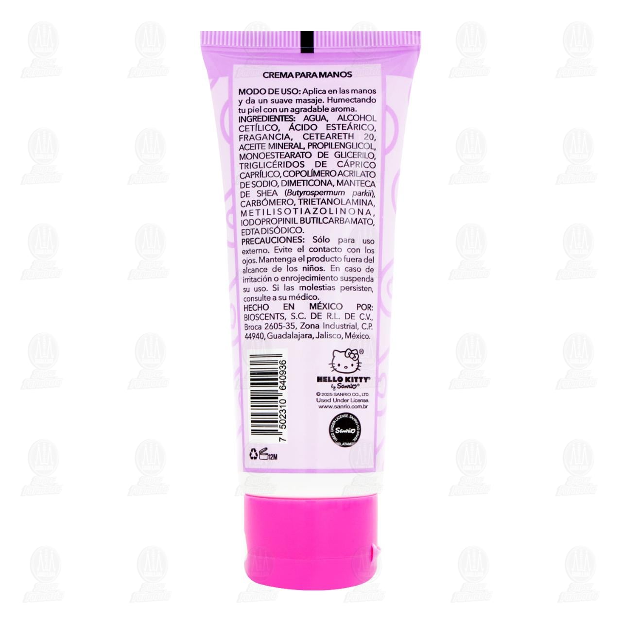 Crema para Manos Hello Kitty Kawaii Strawberry, 75 ml. image number 1