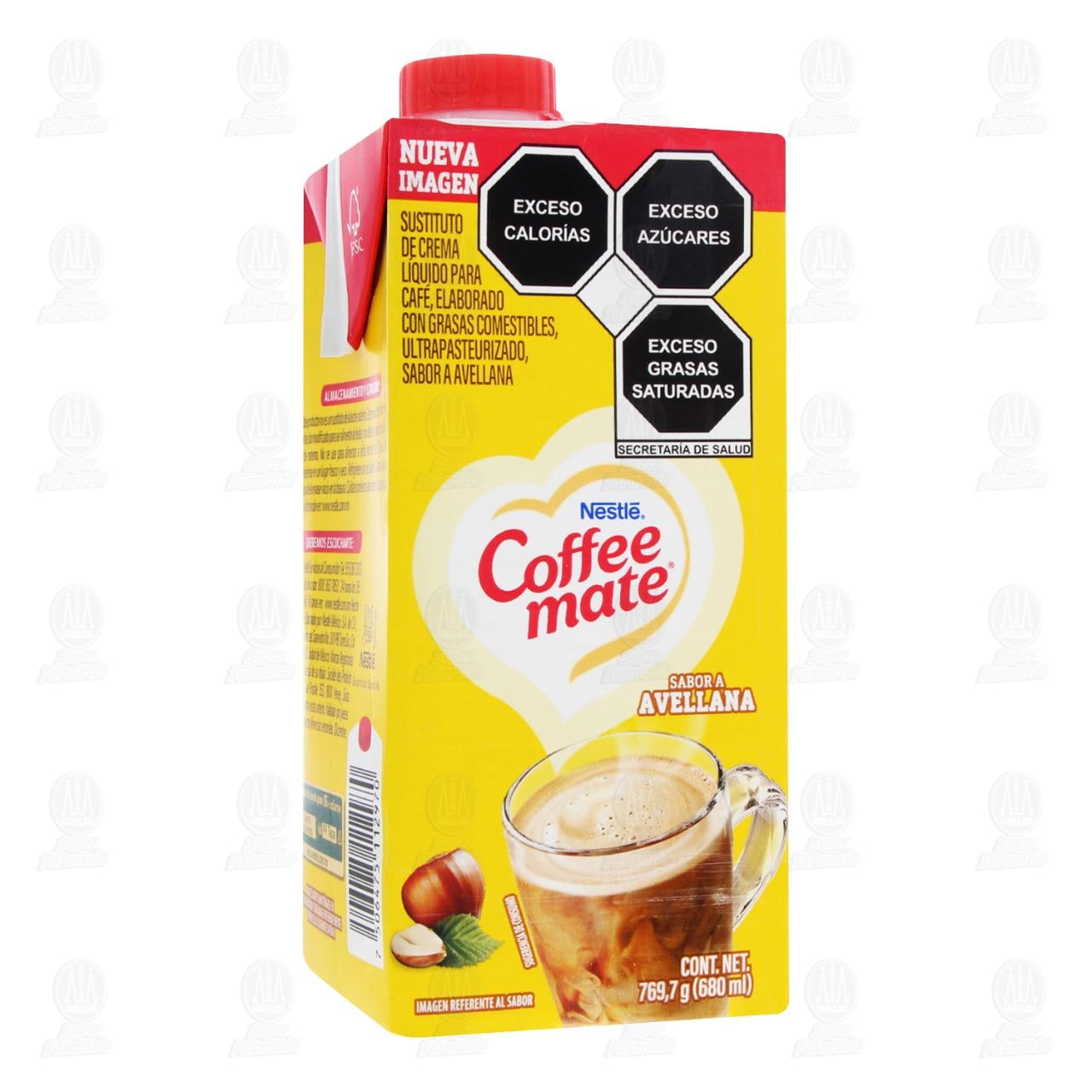 Imagen para Sustituto de Crema Nestlé Coffee Mate Líquido Sabor a Avellana, 680 ml.