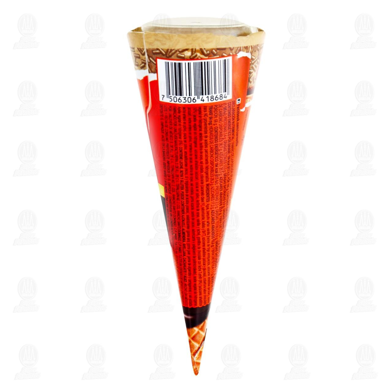 Barquillo Cornetto Conejos Chocolate con Leche Turin, 68 gr. image number 1