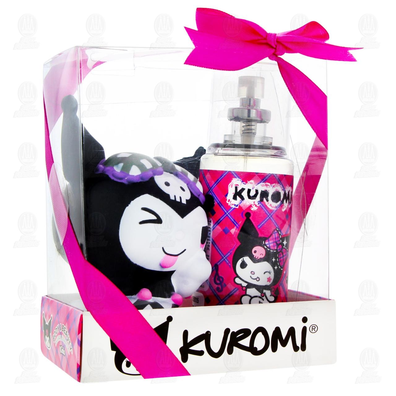 Imagen para Pack Body & Beauty Kids Kuromi Agua de Colonia 125 ml + Juguete Squishy, 2 pzas.