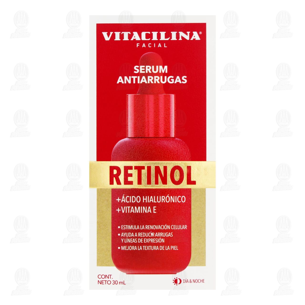 Vitacilina Facial S&eacute;rum Antiarrugas con Retinol, 30 ml. image number 1