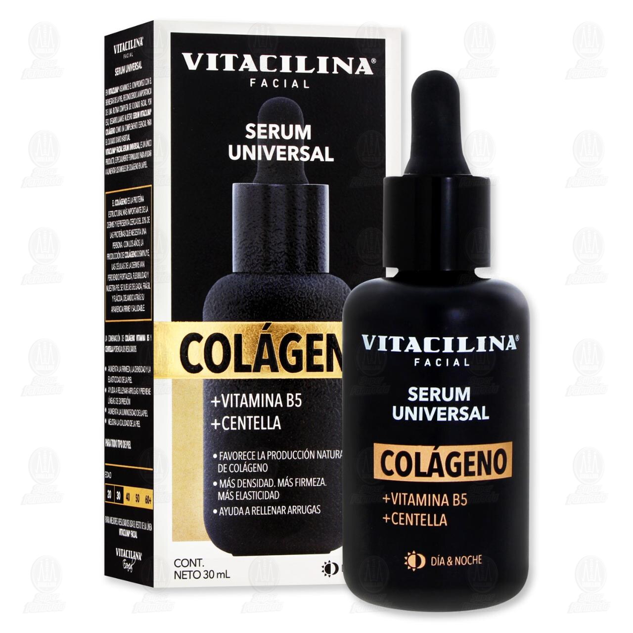 Vitacilina Facial S&eacute;rum Universal con Col&aacute;geno, 30 ml. image number 3