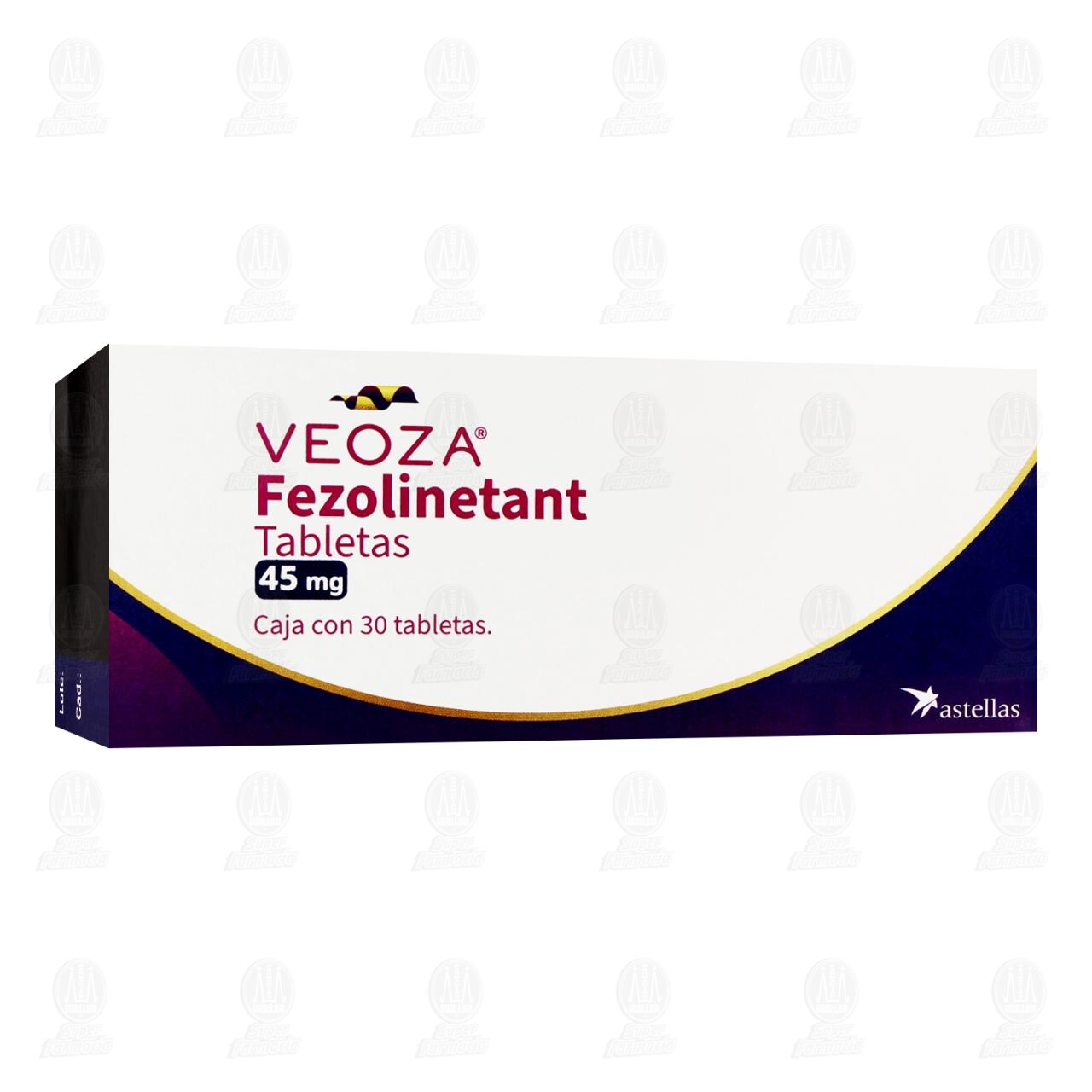 Veoza 45 mg, 30 Tabletas. image number 0
