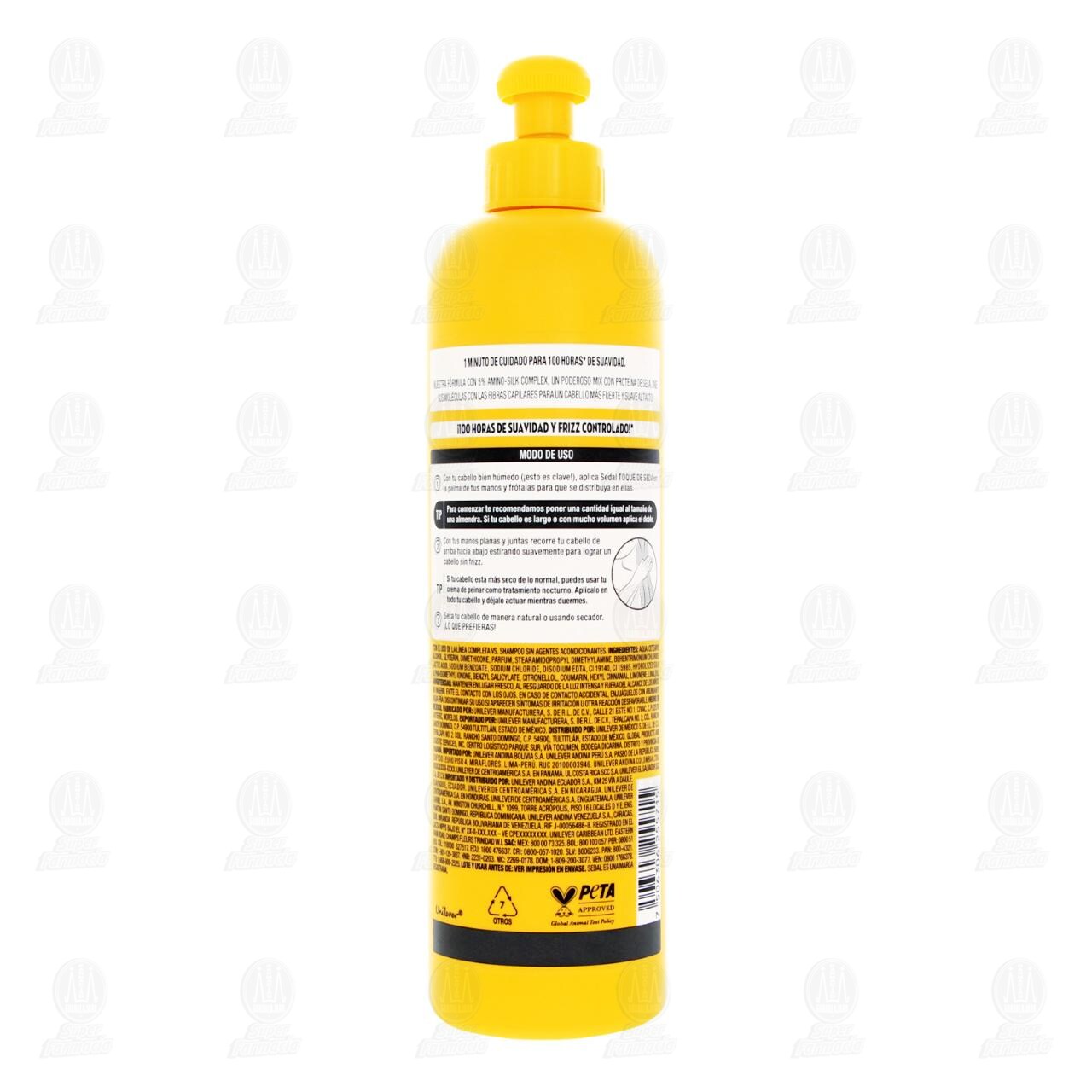 Crema para Peinar Sedal 5% Amino-Silk Complex, 300 ml. image number 2