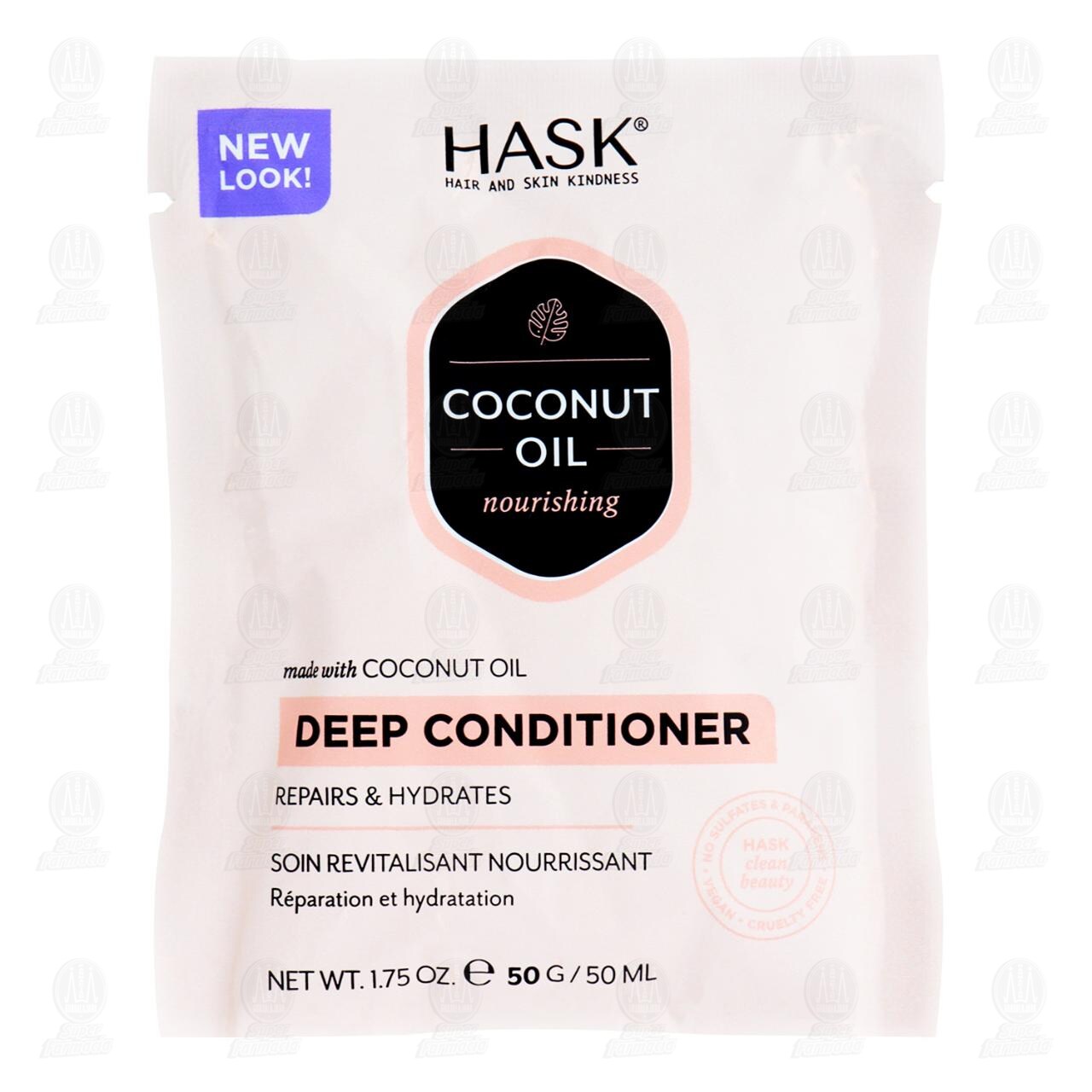 Tratamiento para el Cabello Hask Coconut Oil Nourishing Deep Conditioner, 50 ml.