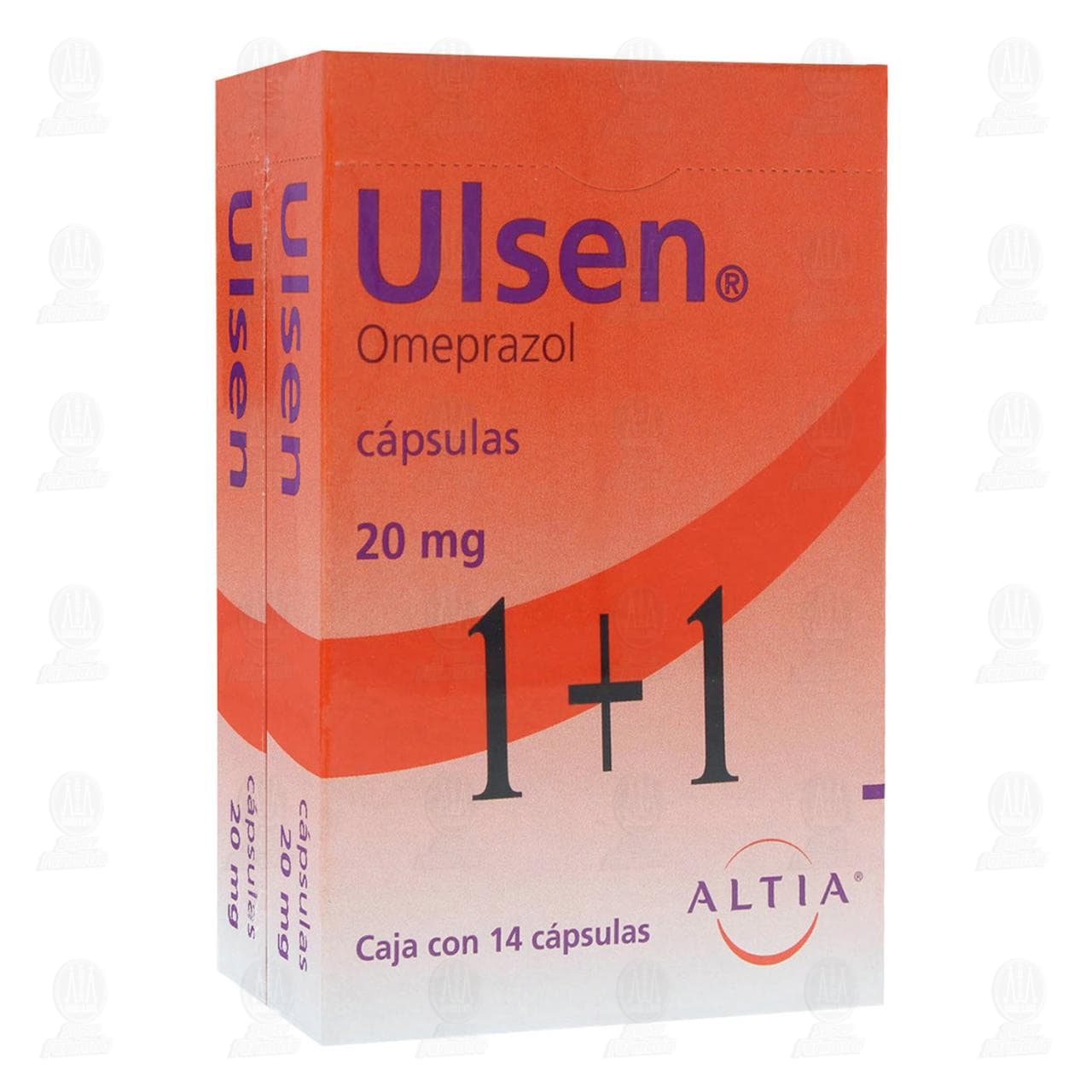 Imagen para Ulsen 20mg 14 Cápsulas 1+1