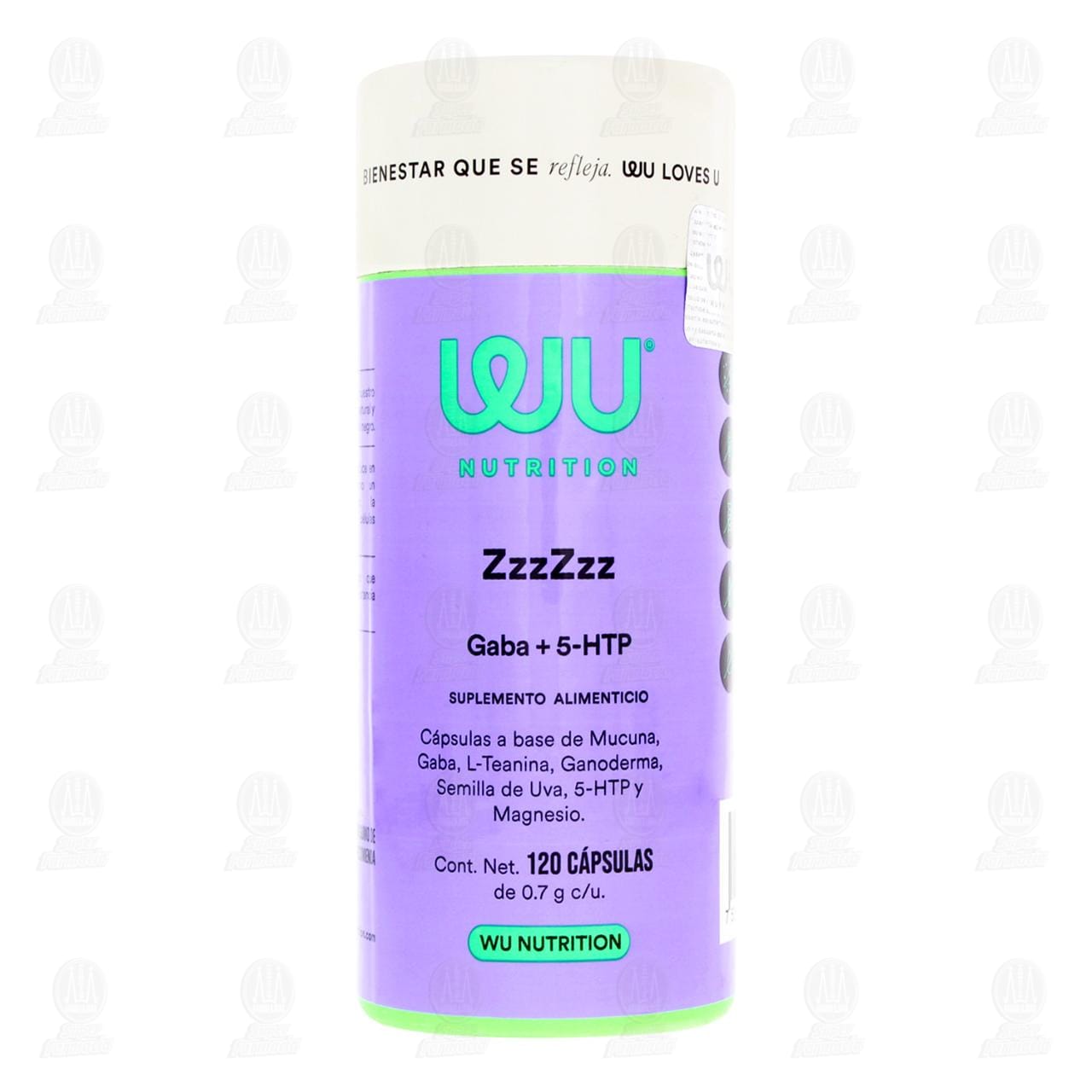 Wu Nutrition ZzzZzz, 120 C&aacute;psulas de 0.7 g c/u. image number 1