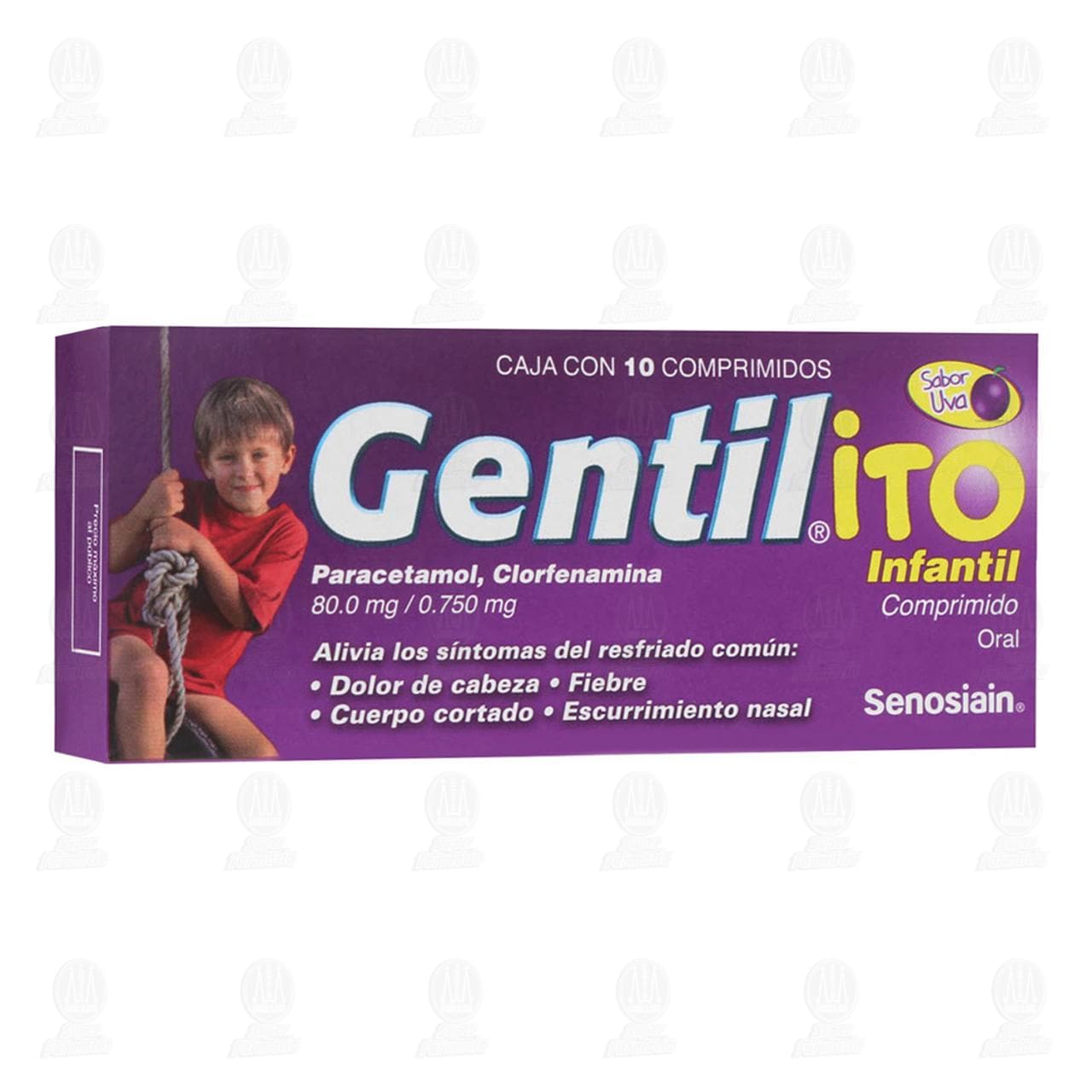 Gentil-ito Infantil, 10 Comprimidos. image number 0