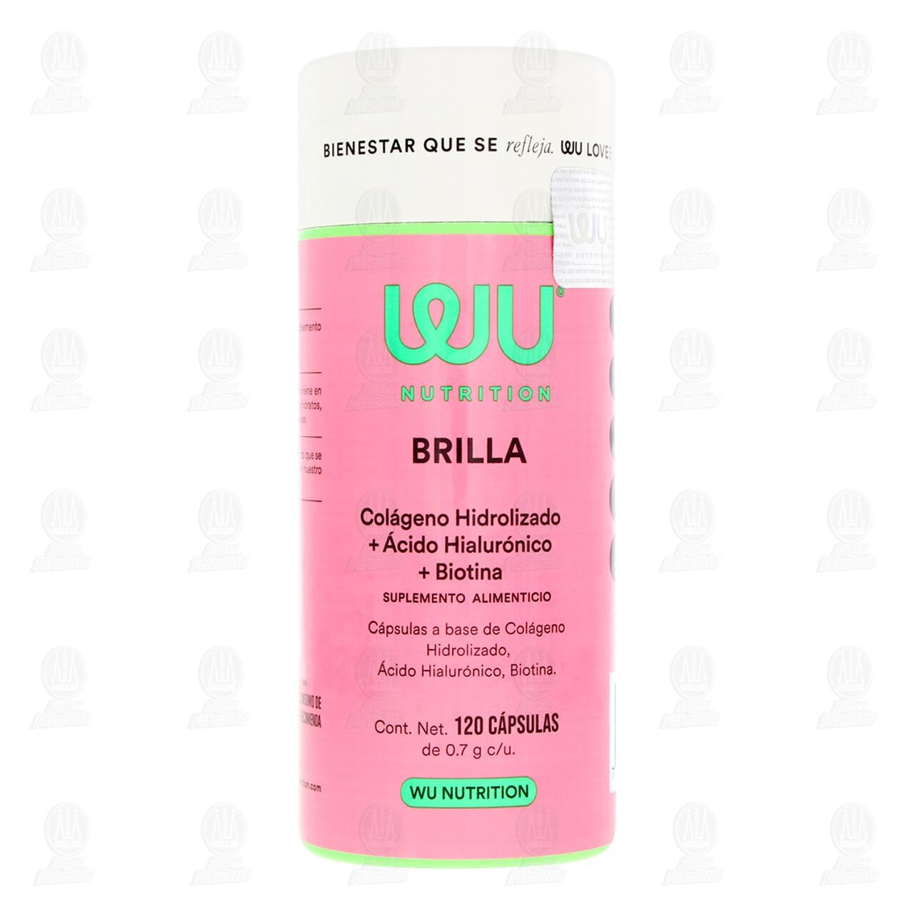 Wu Nutrition Brilla, 120 Cápsulas de 0.7 gr c/u. image number 1