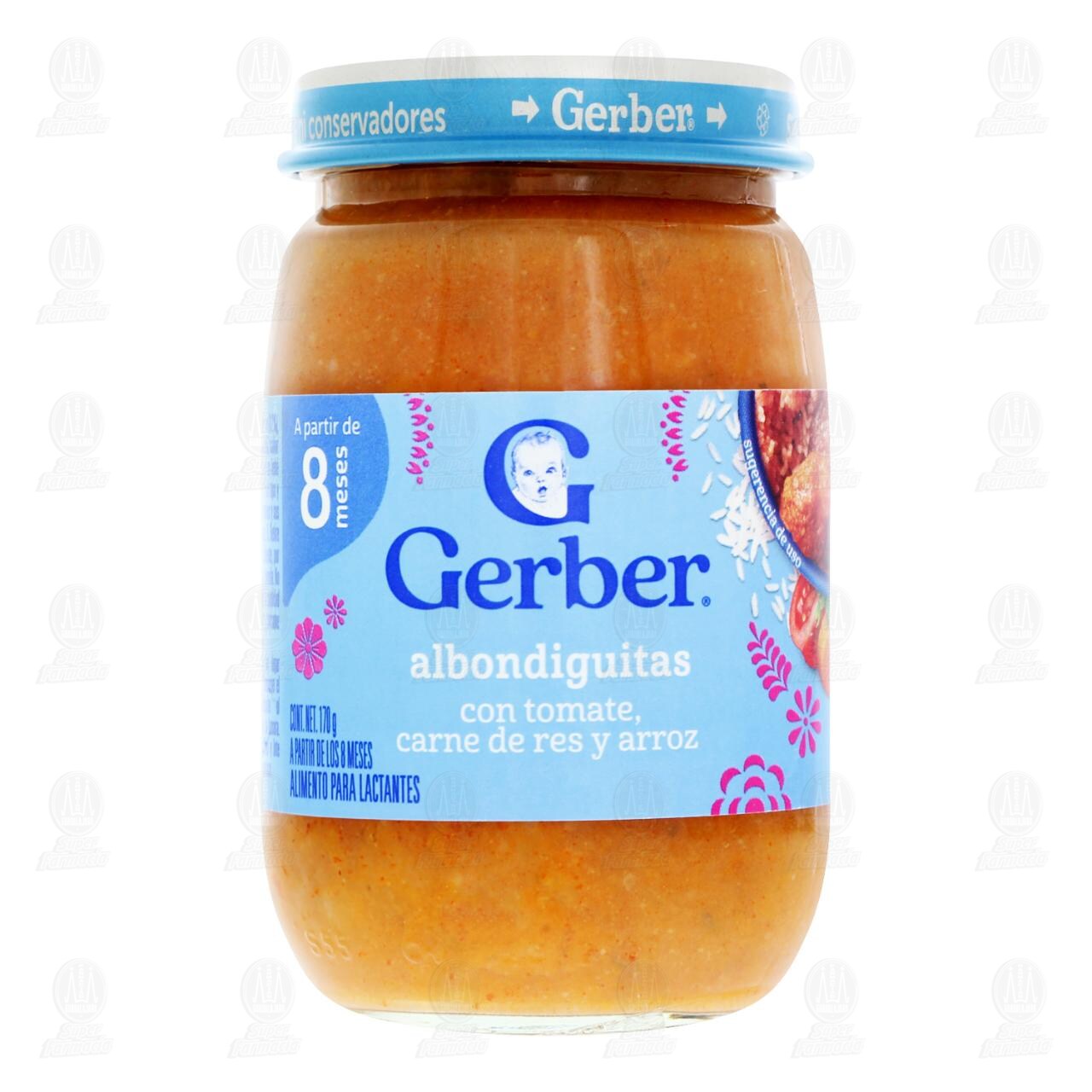 Papilla Gerber Albondiguitas a Partir de los 8 Meses, 170 gr. image number 1