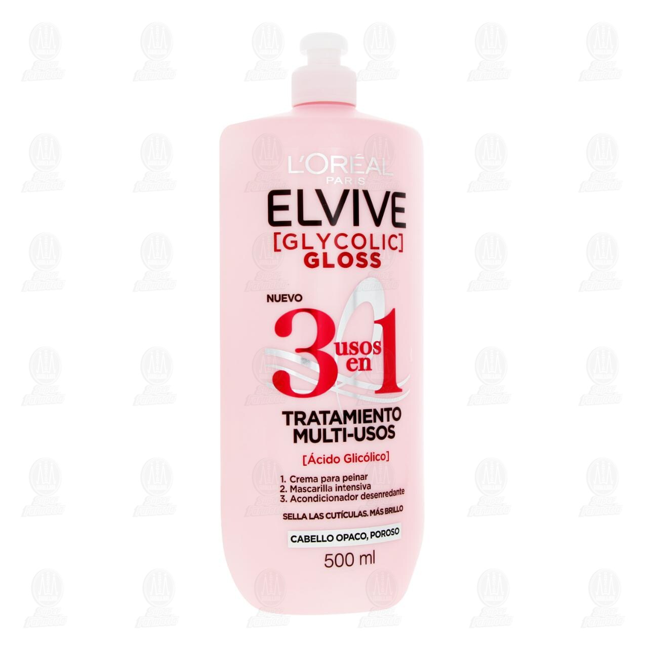 Tratamiento Elvive Glycolic Gloss Multi-Usos 3 en 1, 500 ml. image number 0
