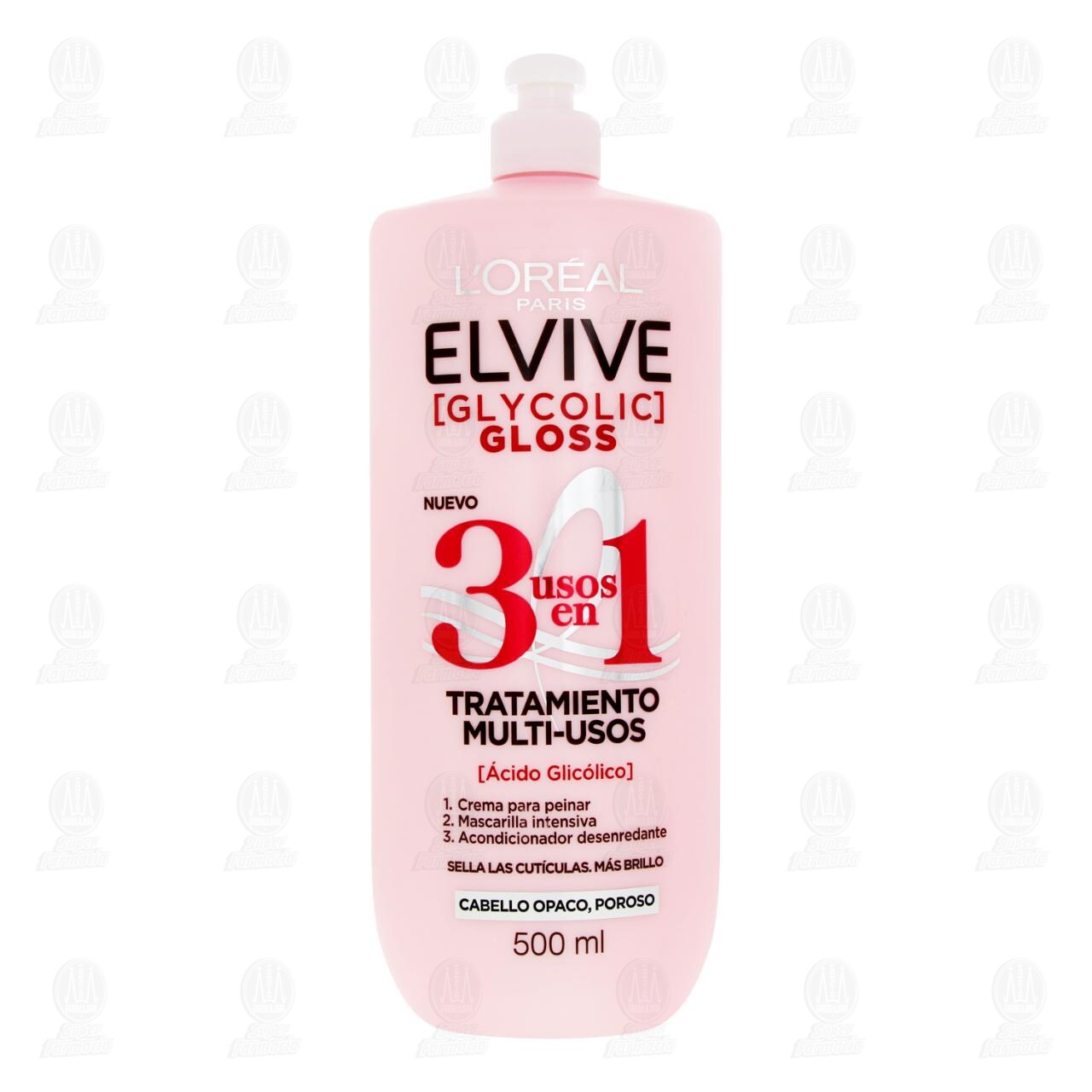 Tratamiento Elvive Glycolic Gloss Multi-Usos 3 en 1, 500 ml. image number 1
