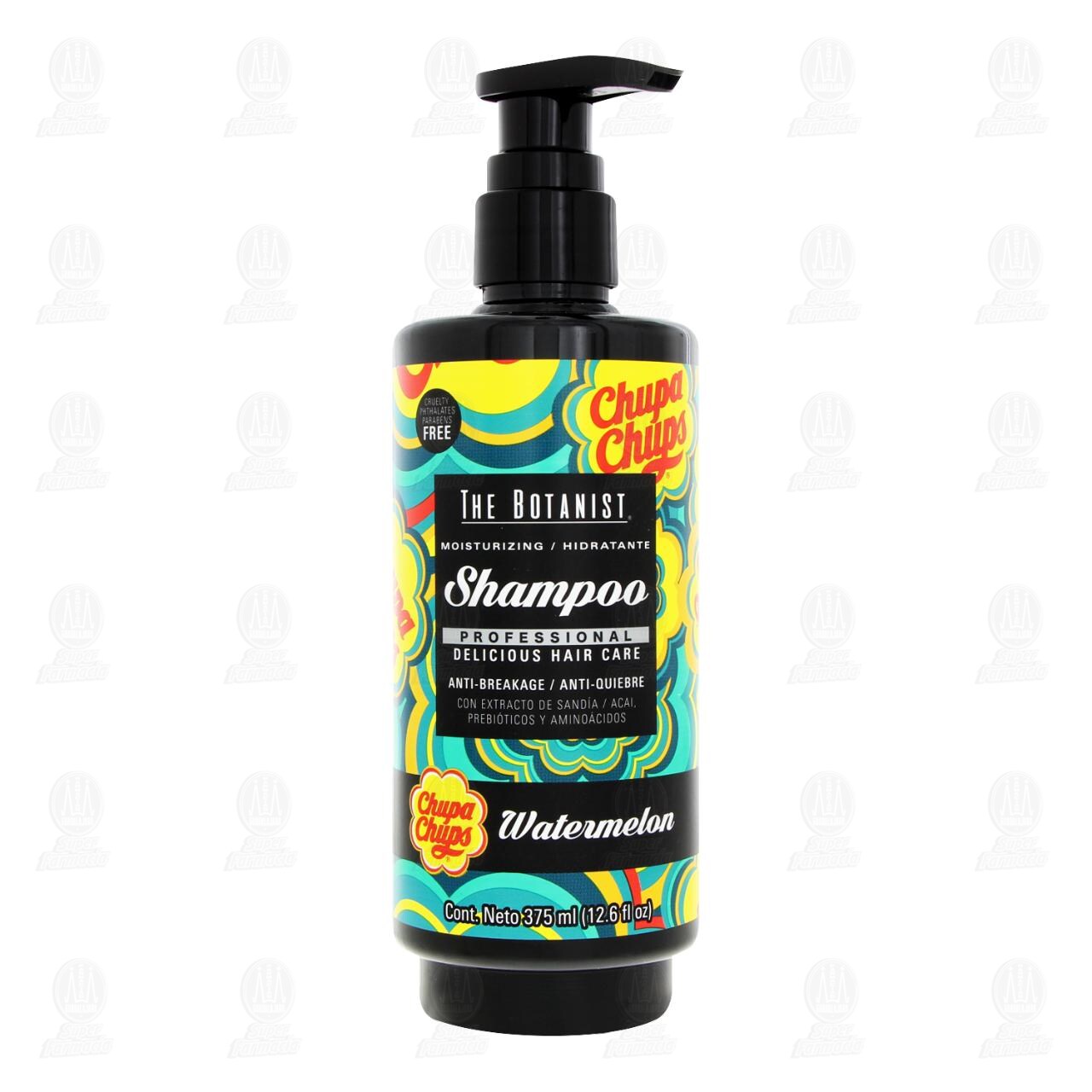 Shampoo The Botanist Chupa Chups Watermelon, 375 ml. image number 1