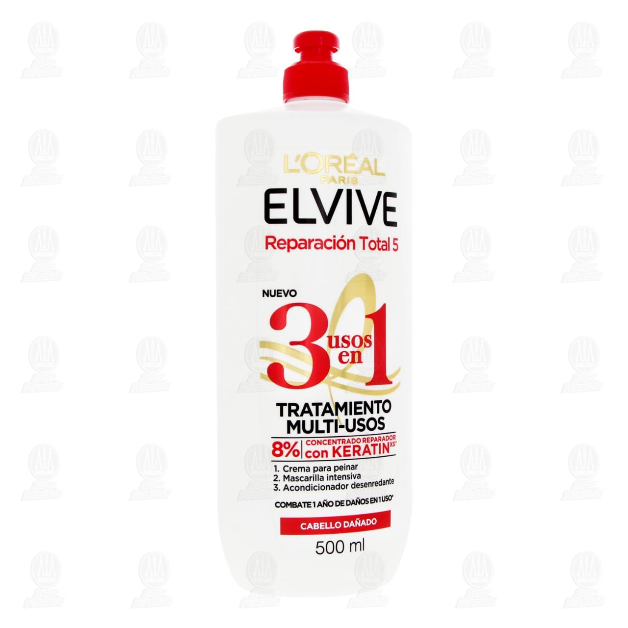 Tratamiento Elvive Reparaci&oacute;n Total 5 Multi-Usos 3 en 1, 500 ml. image number 0