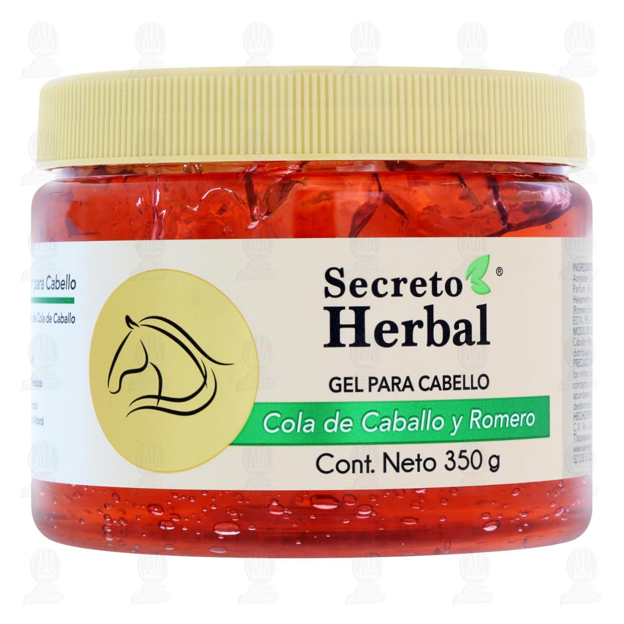 Gel para Cabello Secreto Herbal Cola de Caballo y Romero, 350 gr.