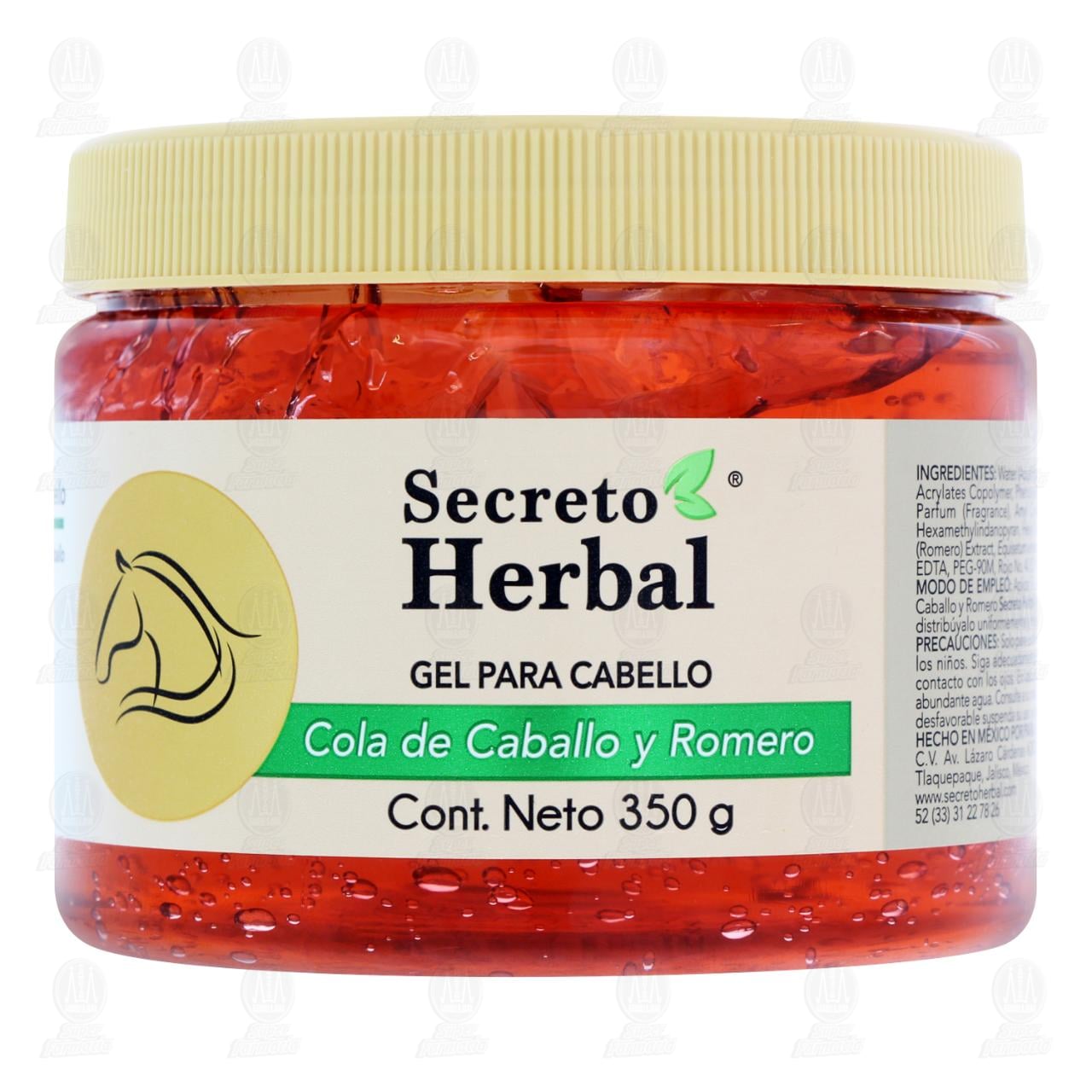 Gel para Cabello Secreto Herbal Cola de Caballo y Romero, 350 gr. image number 1