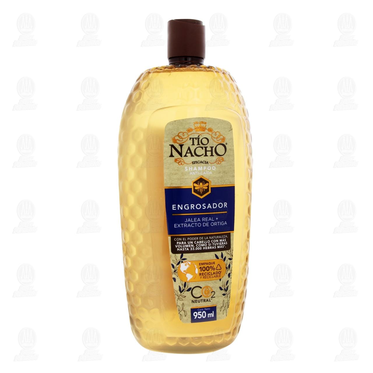 Imagen para Shampoo Tío Nacho Engrosador con Jalea Real y Extracto de Ortiga, 950 ml.
