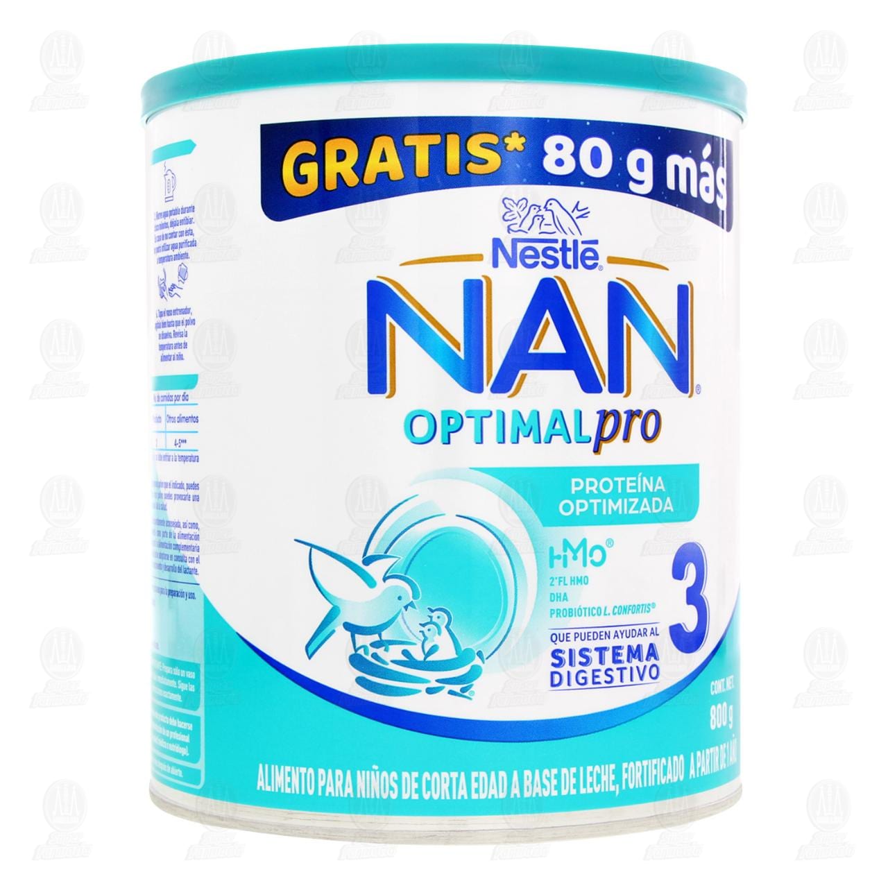 Imagen para Fórmula Infantil NAN 3 Optimal Pro a Partir de 1 Año, 800 gr.