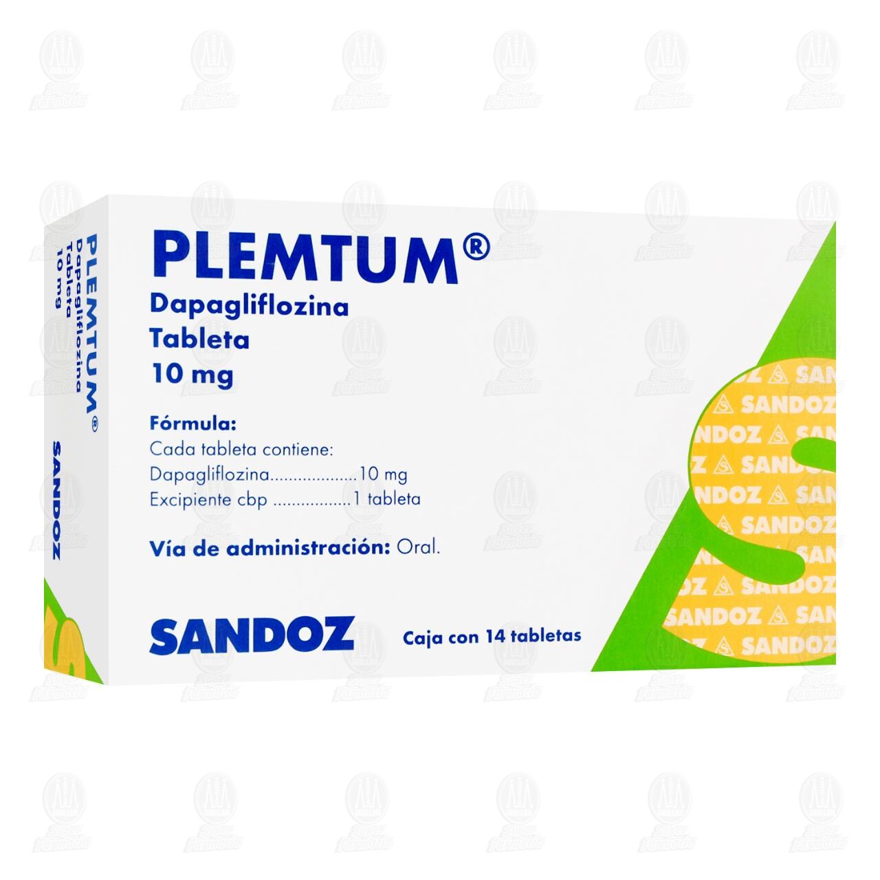 Plemtum 10 mg, 14 Tabletas. image number 0