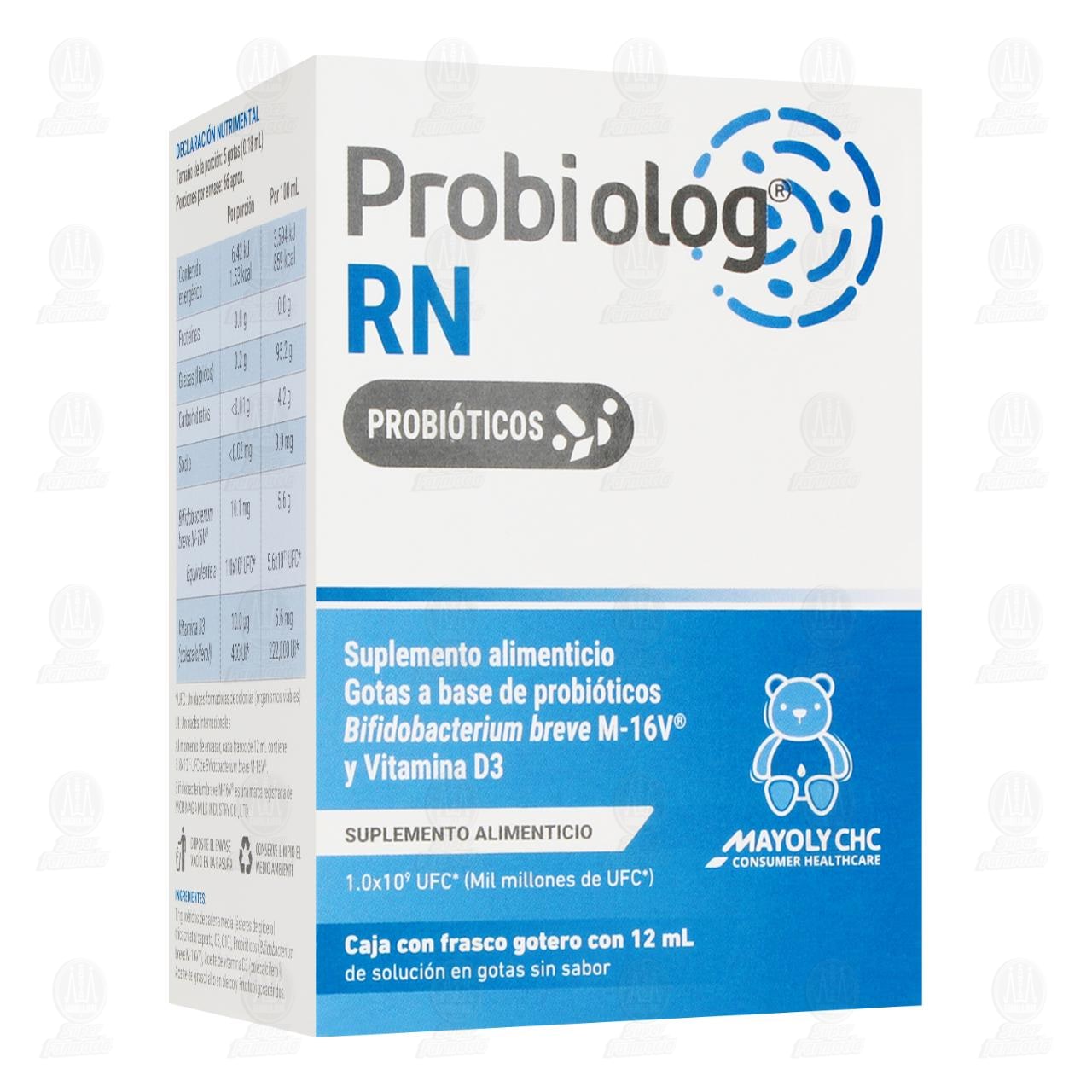 Imagen para Probiolog RN 1.0 x 10 UFC Sin Sabor, 12 ml.