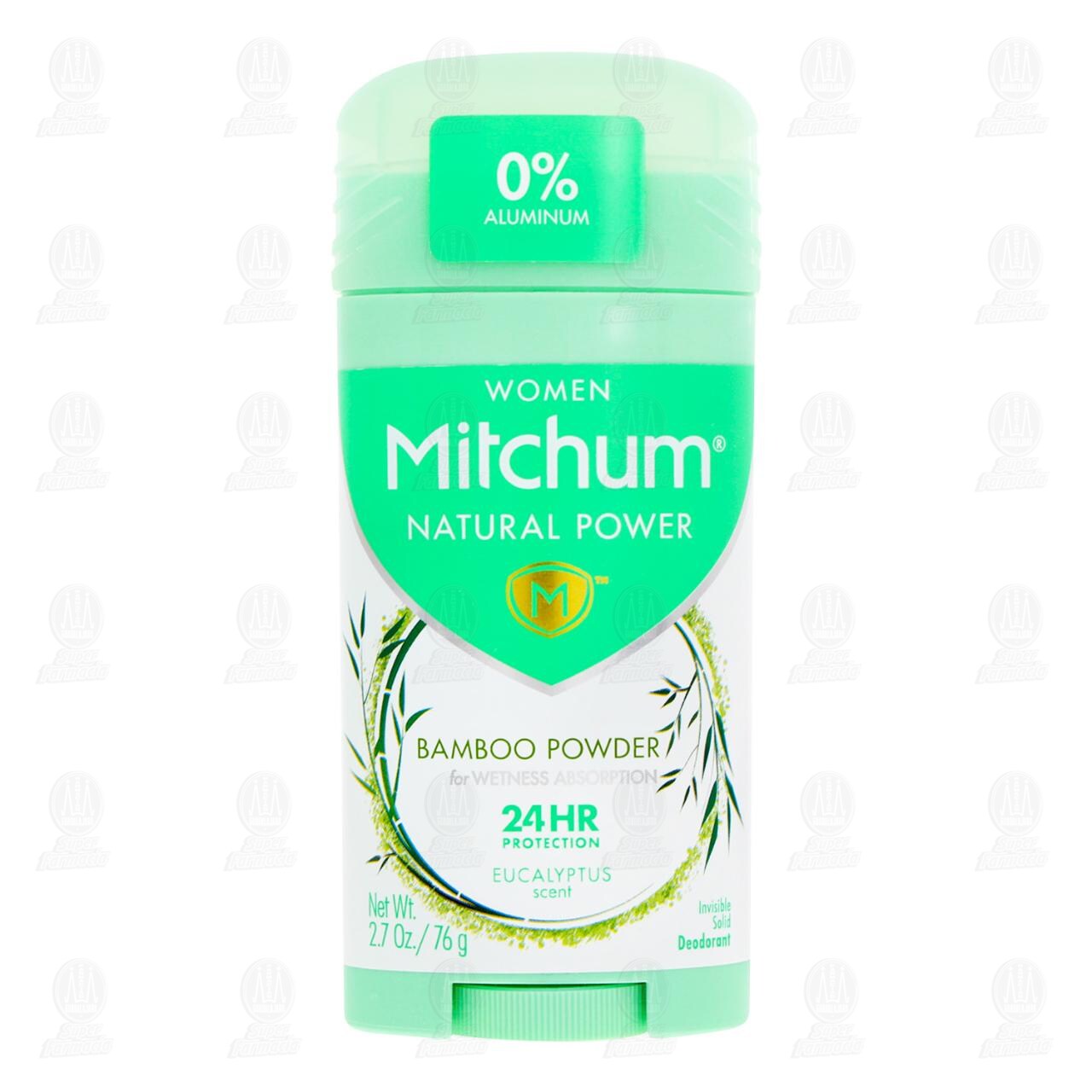 Desodorante Women Mitchum Natural Power Eucalyptus Bamboo Powder en Barra, 76 gr. image number 1