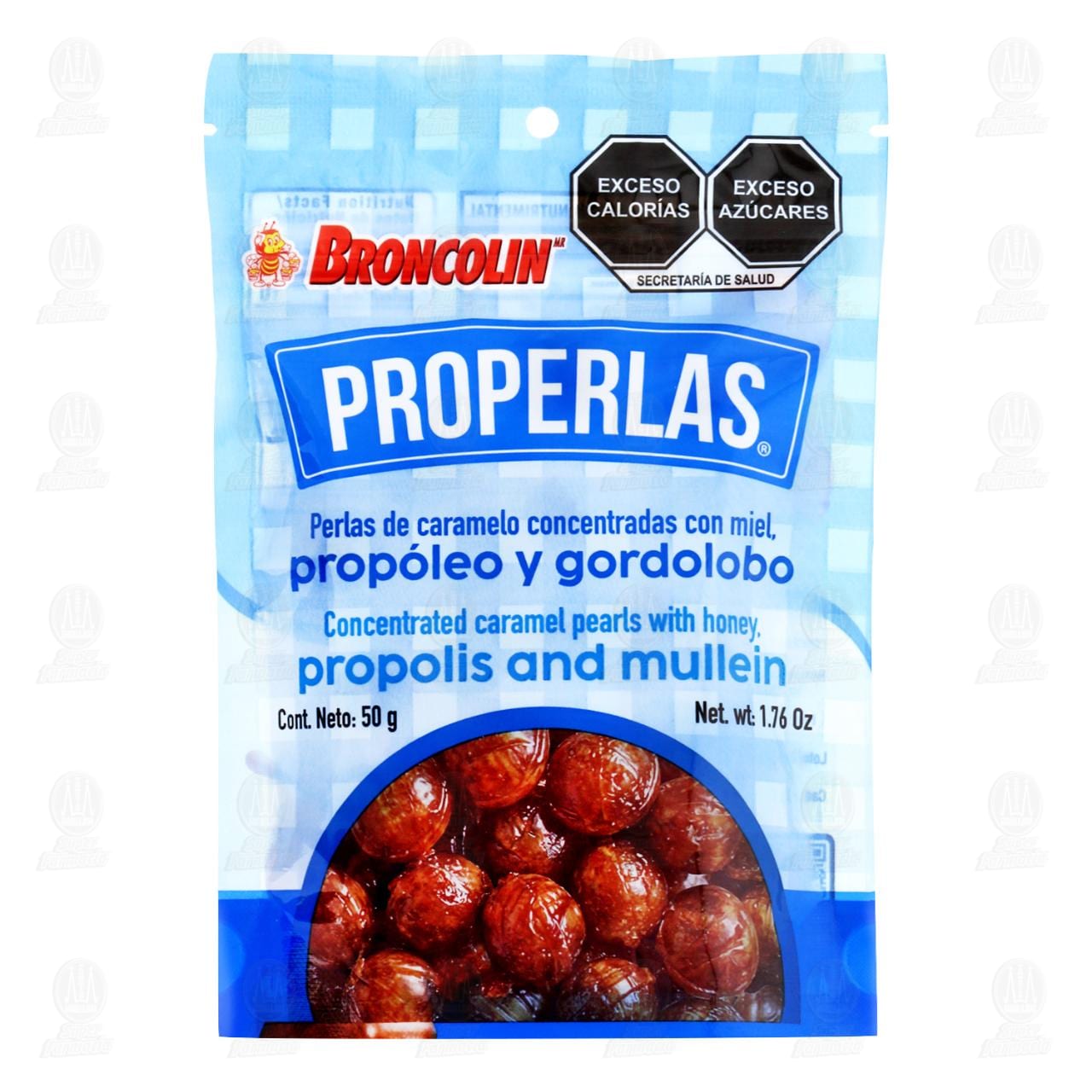 Broncolin Properlas de Propóleo y Gordolobo, 50 gr.