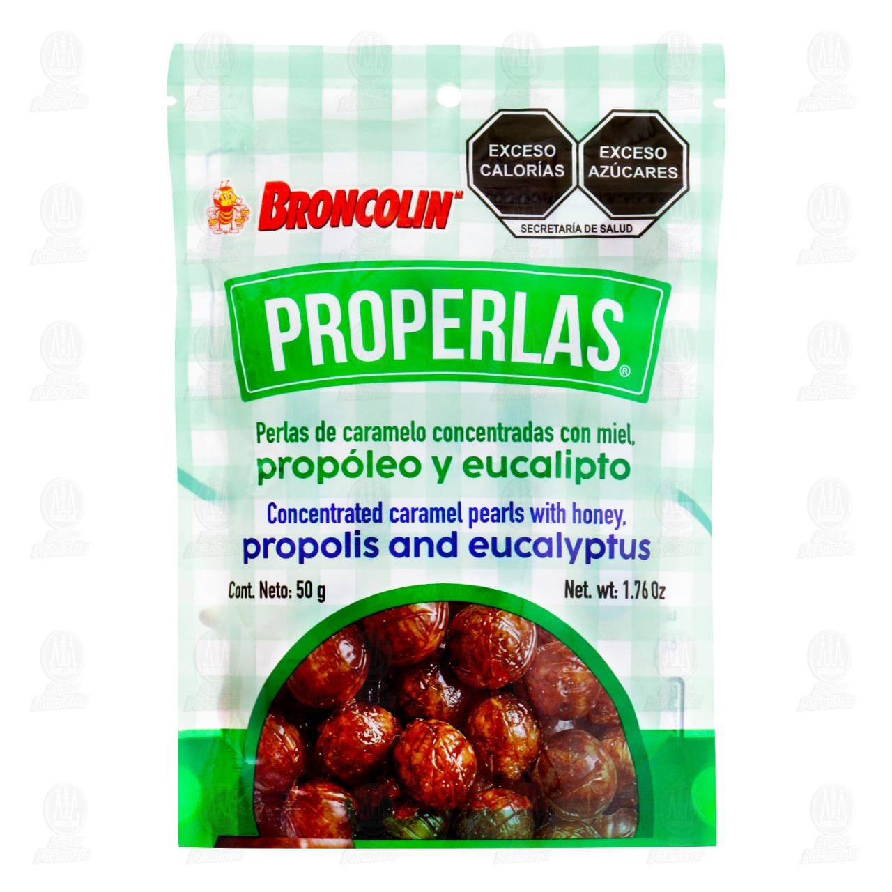 Broncolin Properlas de Prop&oacute;leo y Eucalipto, 50 gr.