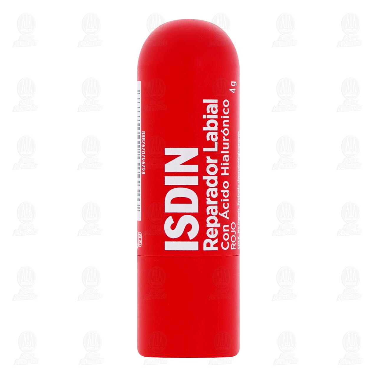Isdin Reparador Labial Stick Rojo, 4 gr. image number 0