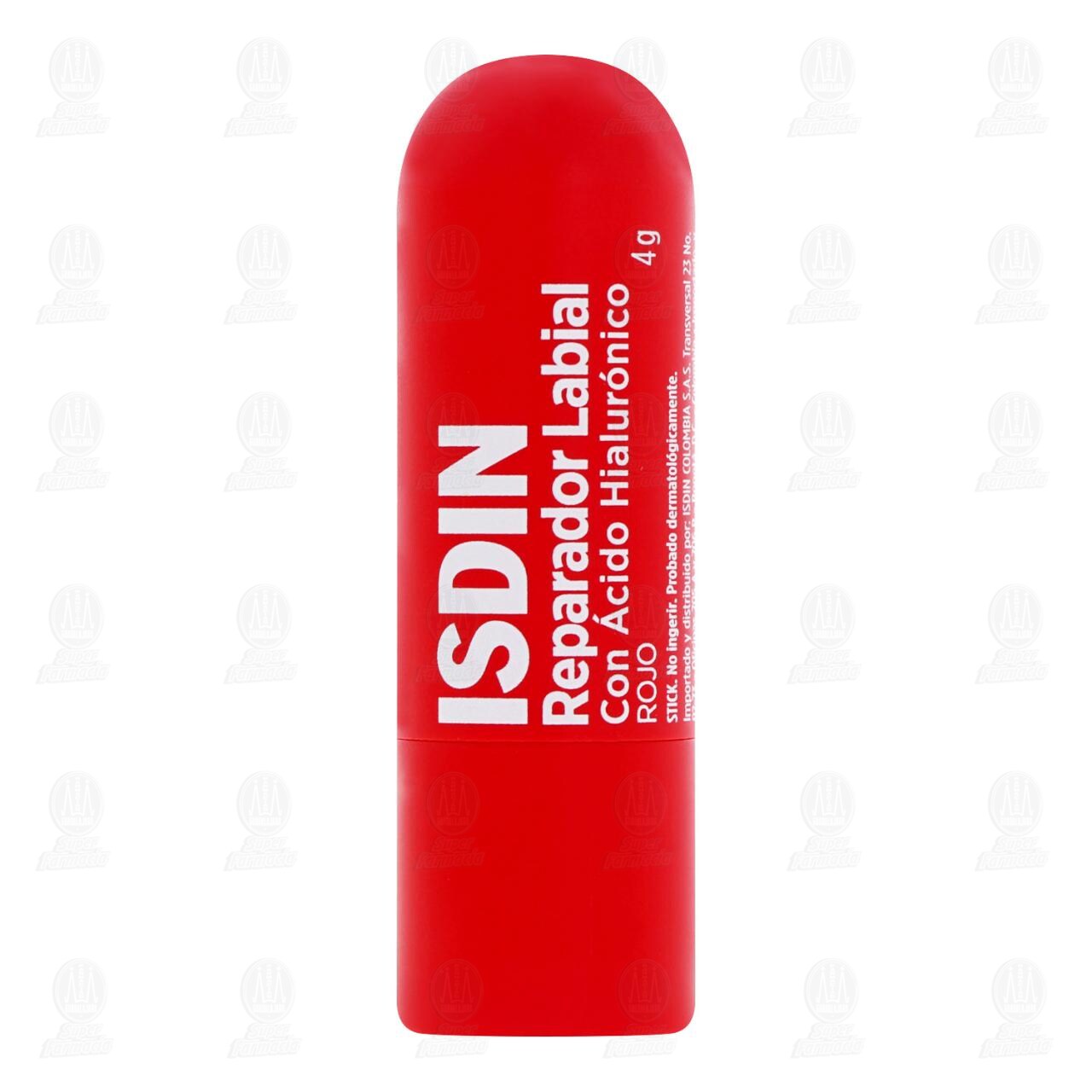 Isdin Reparador Labial Stick Rojo, 4 gr. image number 1