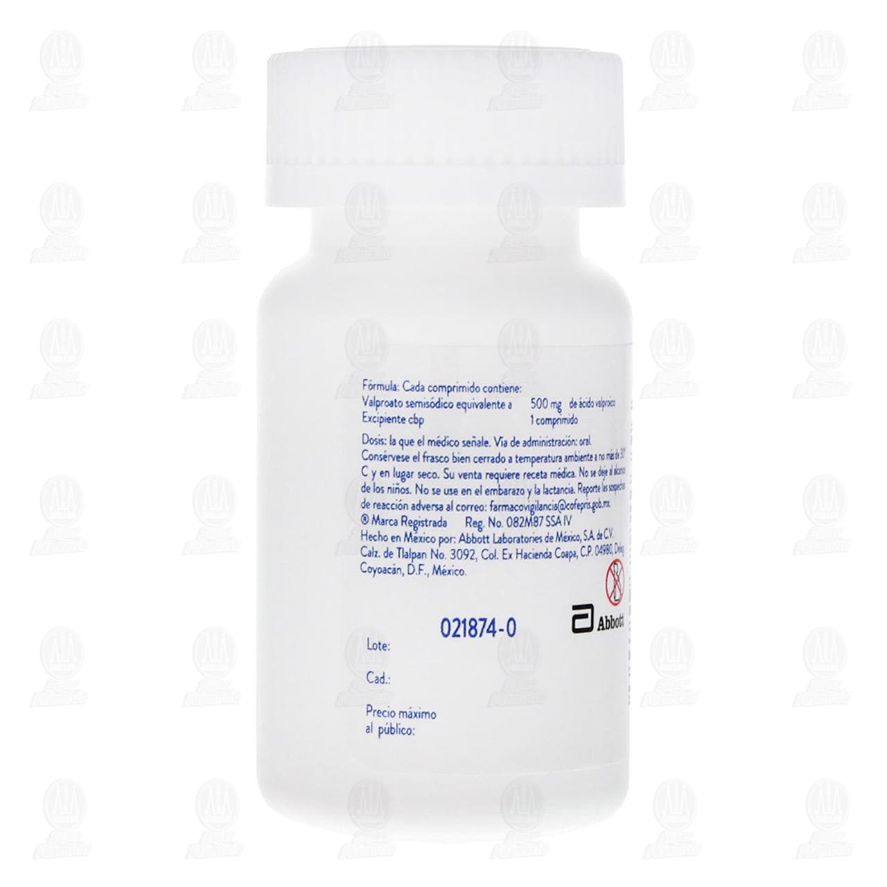 Epival 500 mg, 30 Comprimidos. image number 2