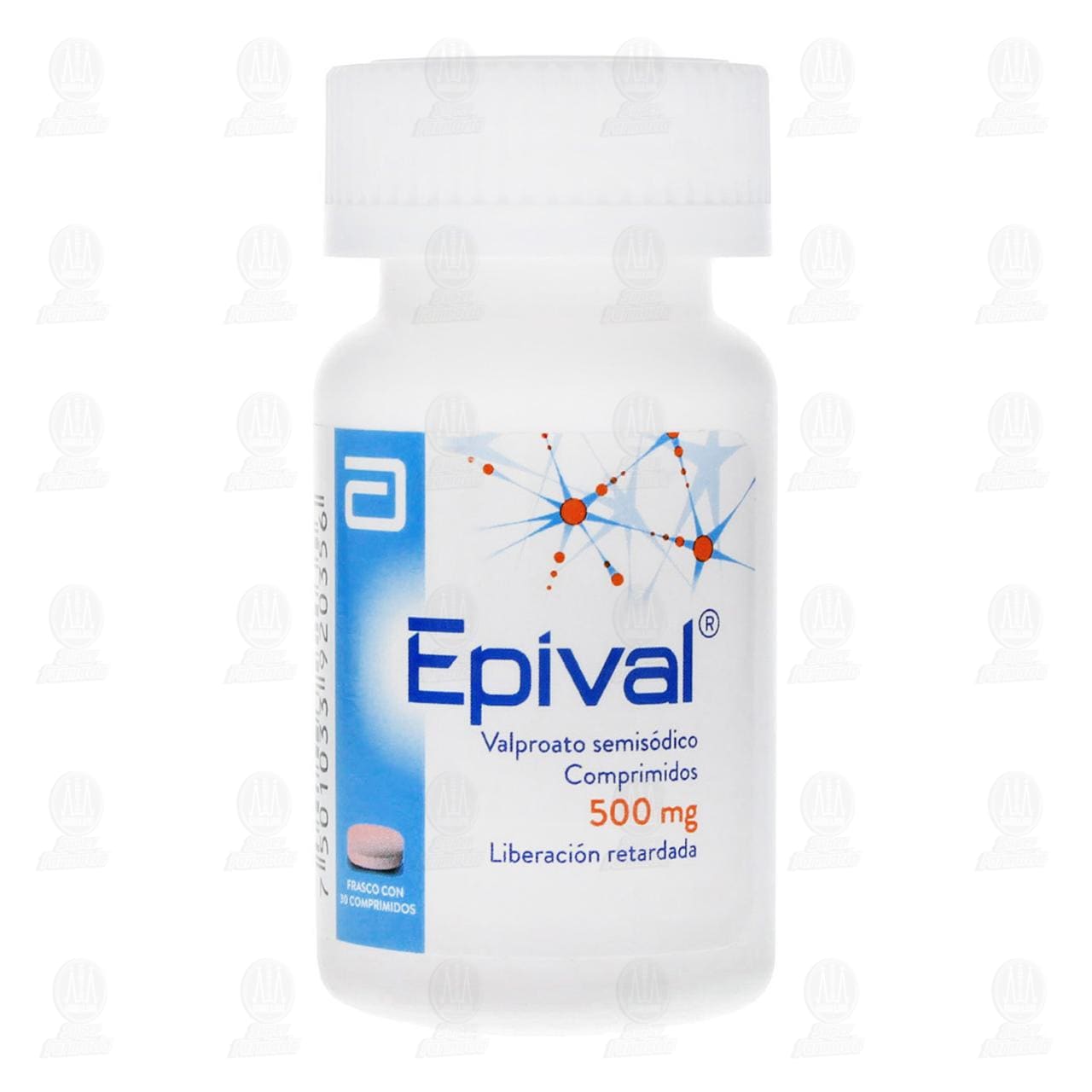 Epival 500 mg, 30 Comprimidos. image number 1