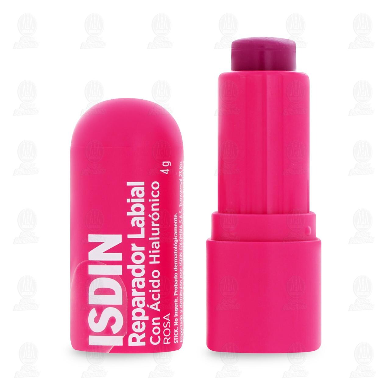 Isdin Reparador Labial Stick Rosa, 4 gr. image number 2