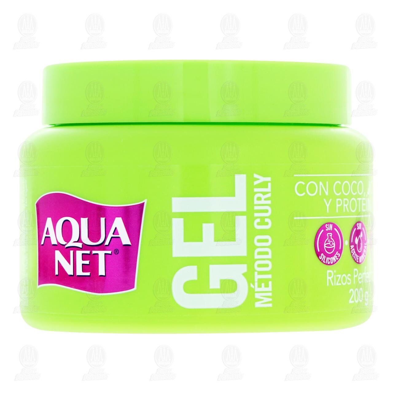 Gel Aqua Net M&eacute;todo Curly Rizos Perfectos, 200 gr. image number 1
