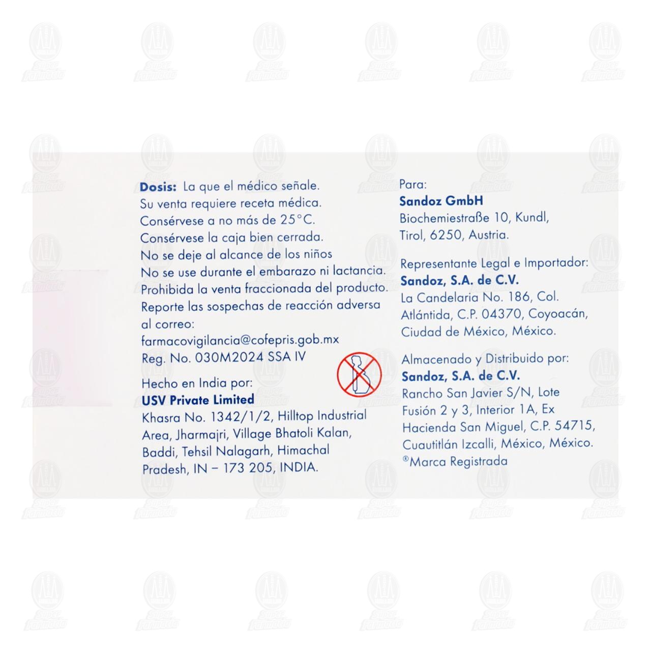 Metcolgrass LP 500 mg, 30 Tabletas. image number 2