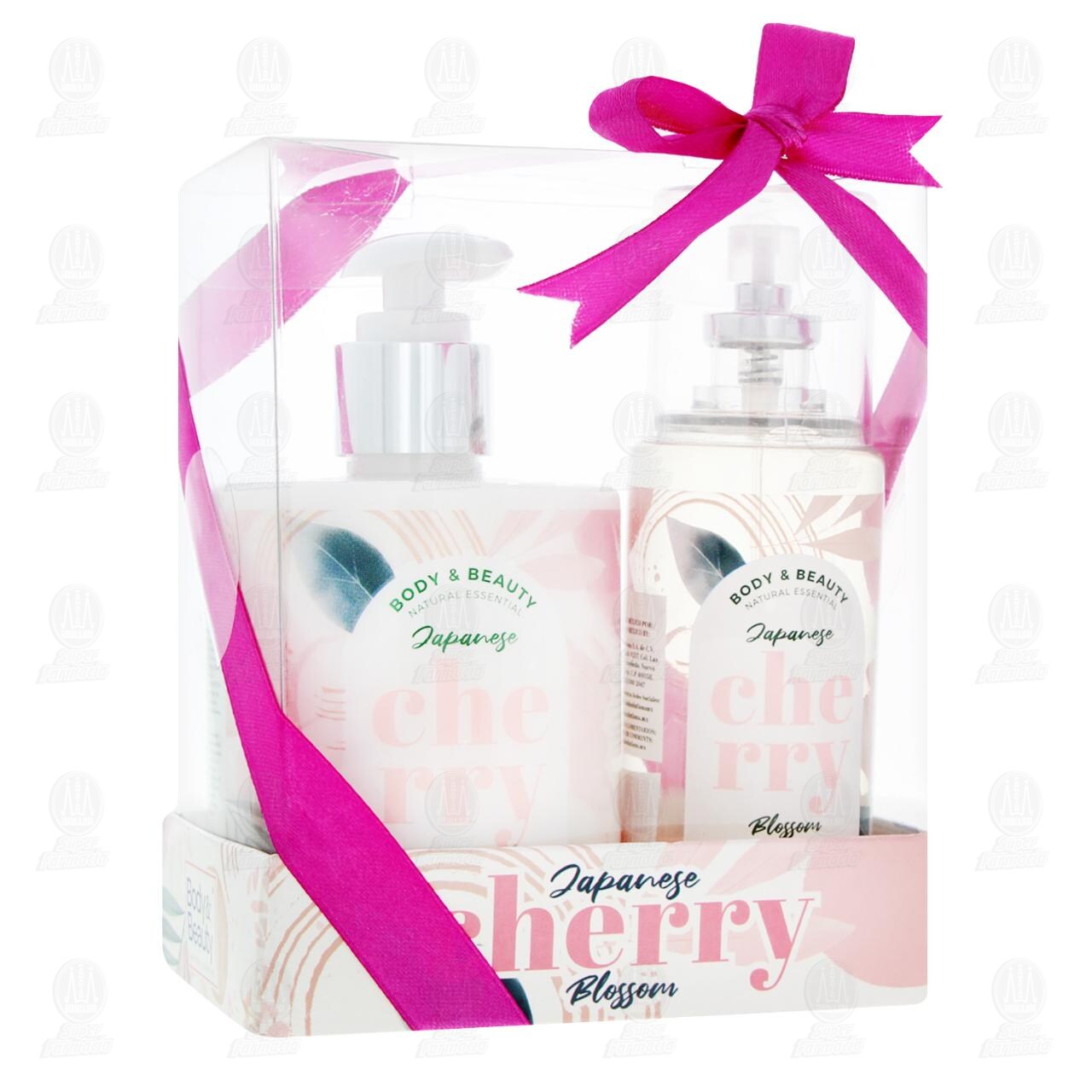 Pack Body & Beauty Japanese Cherry Blossom Crema Corporal 300 ml + Loci&oacute;n Corporal 125 ml, 2 pzas.