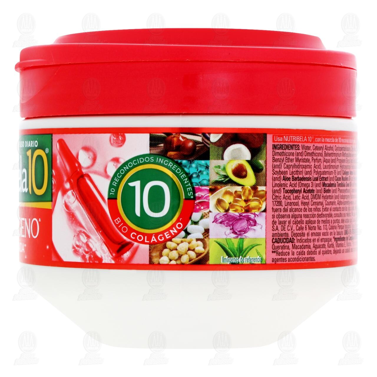 Tratamiento Capilar NutriBela 10 Bio Col&aacute;geno Control Ca&iacute;da, 300 gr. image number 2