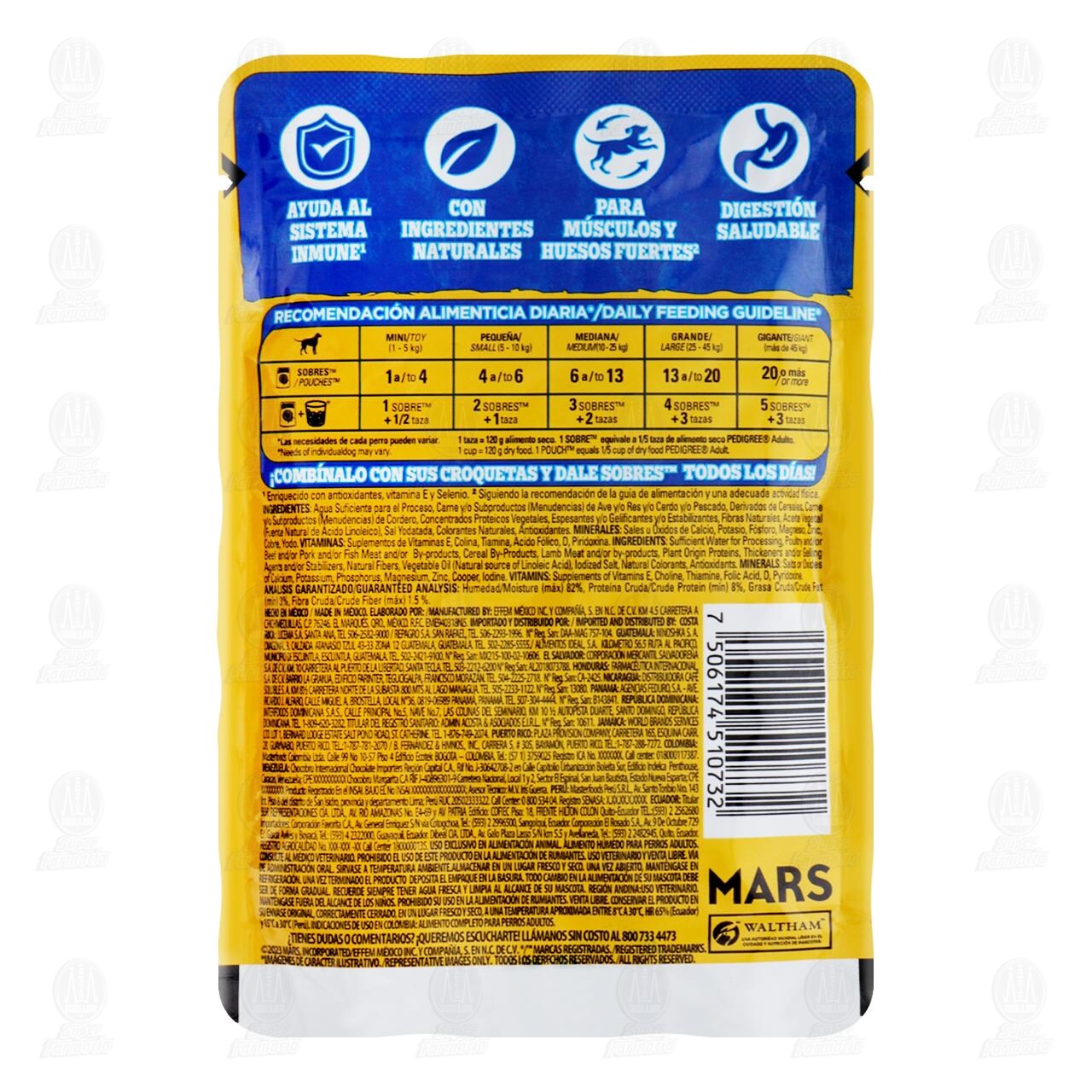 Cordero en Filetes Pedigree para Perros Adultos, 100 gr. image number 1