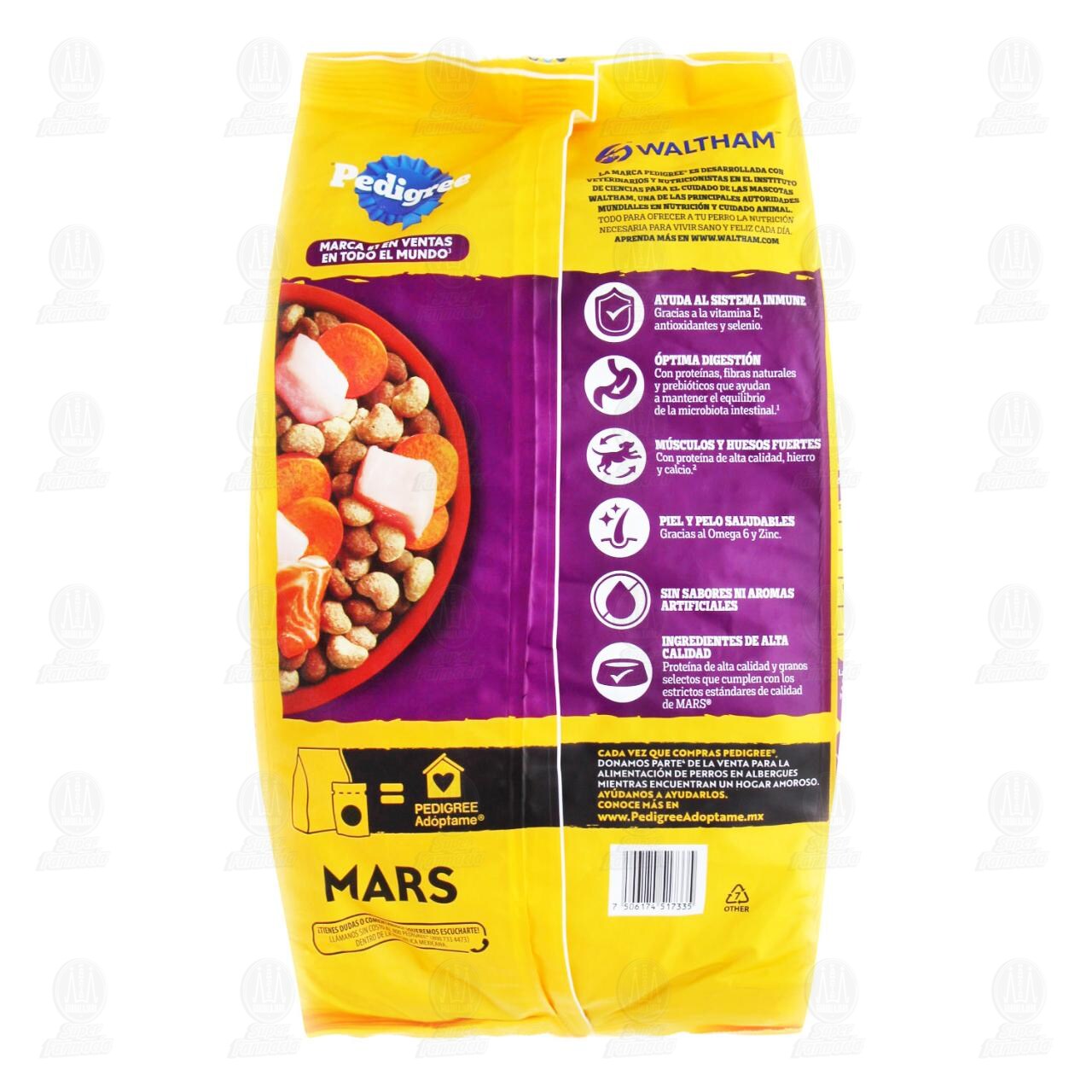 Pedigree Alimento Seco Pancita Saludable para Perros Adultos de Todos los Tama&ntilde;os, 2.250 kg. image number 1