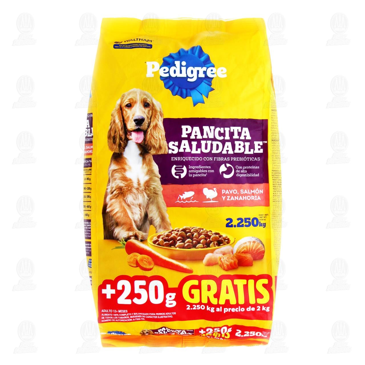 Pedigree Alimento Seco Pancita Saludable para Perros Adultos de Todos los Tama&ntilde;os, 2.250 kg. image number 0