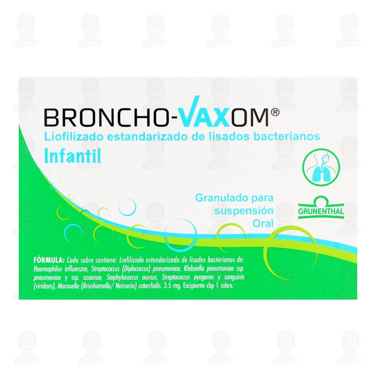 Broncho-Vaxom Infantil, 30 Sobres. image number 1