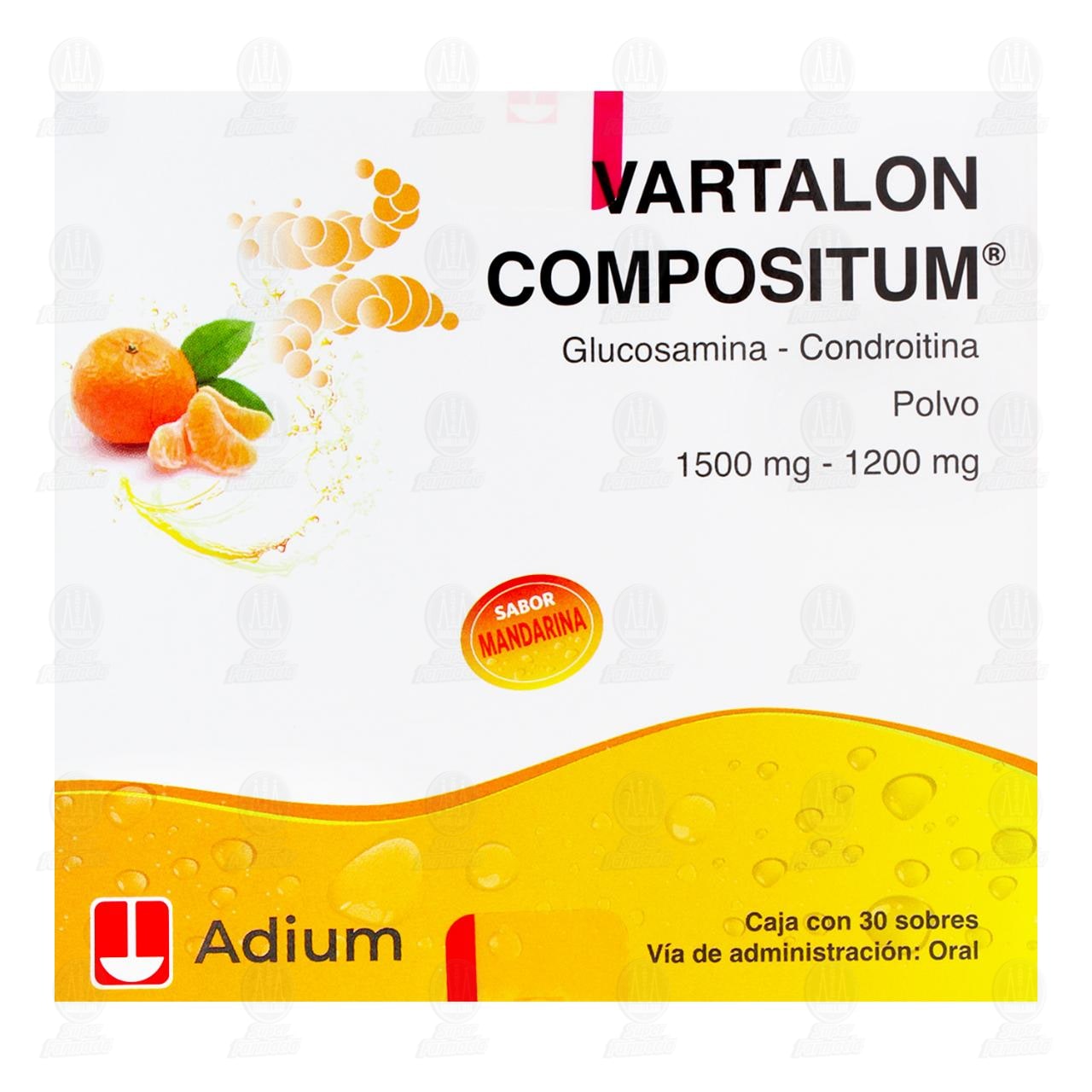 Vartalon Compositum 1500mg/1200mg Sabor Mandarina, 30 Sobres. image number 1