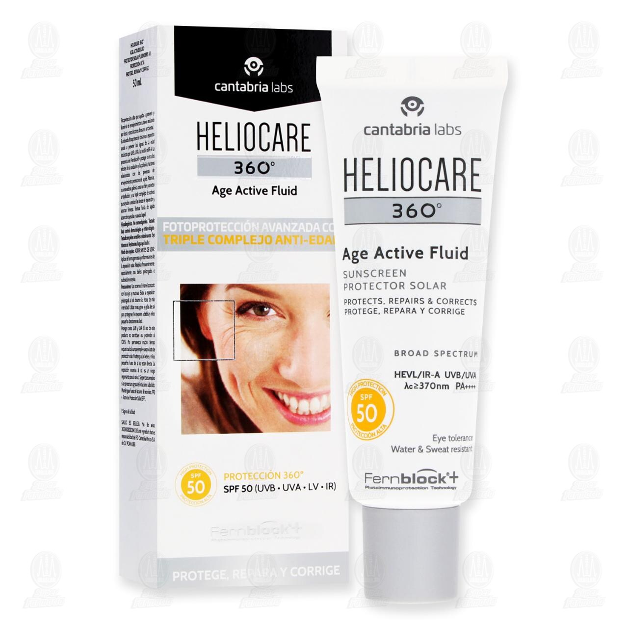 Heliocare 360° Age Active Fluid SPF 50, 50 ml. image number 3