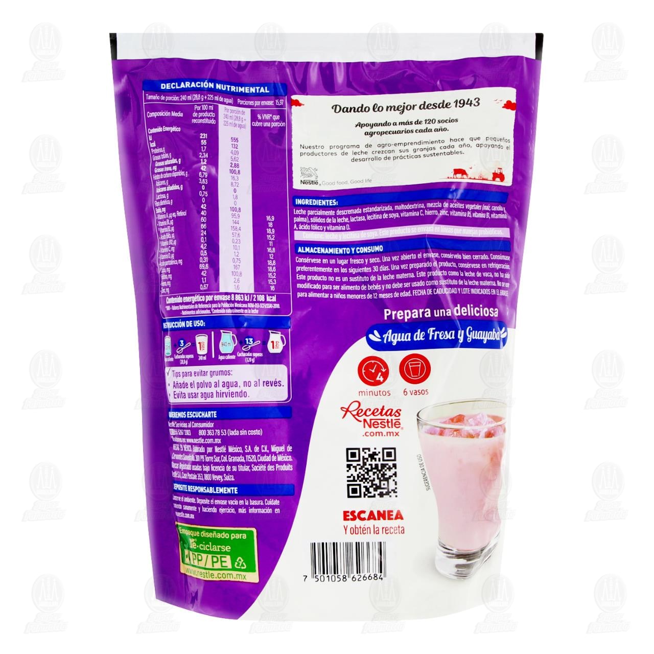 Leche Nestl&eacute; Carnation Clavel Deslactosado en Polvo, 460 gr. image number 1